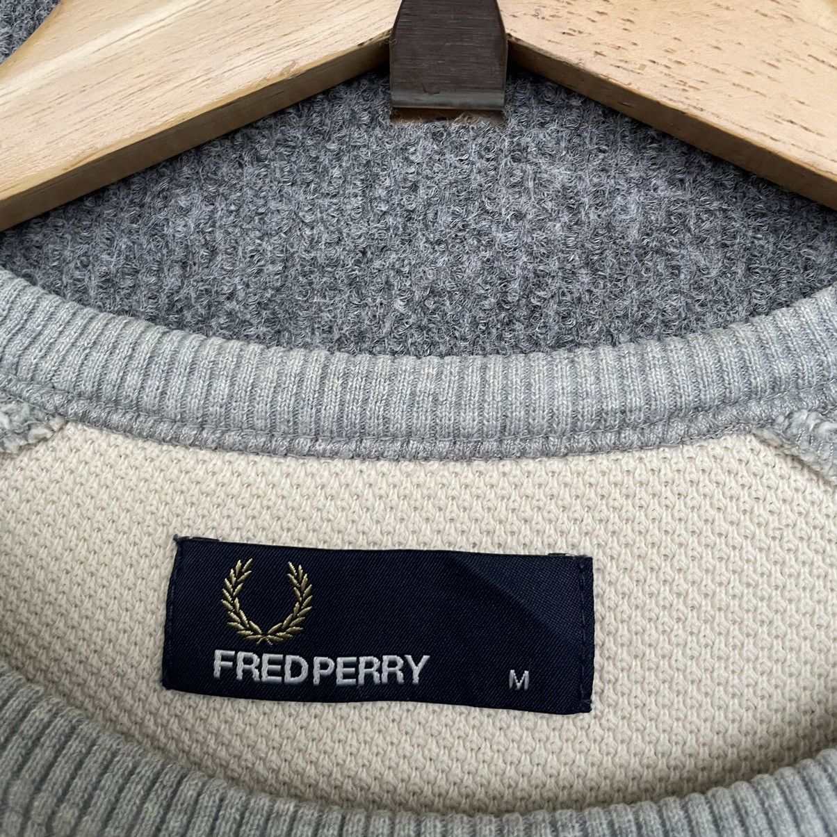 Fred Perry Y2K Fred Perry Basic Grey Crewneck Size US M / EU 48-50 / 2 - 4 Thumbnail