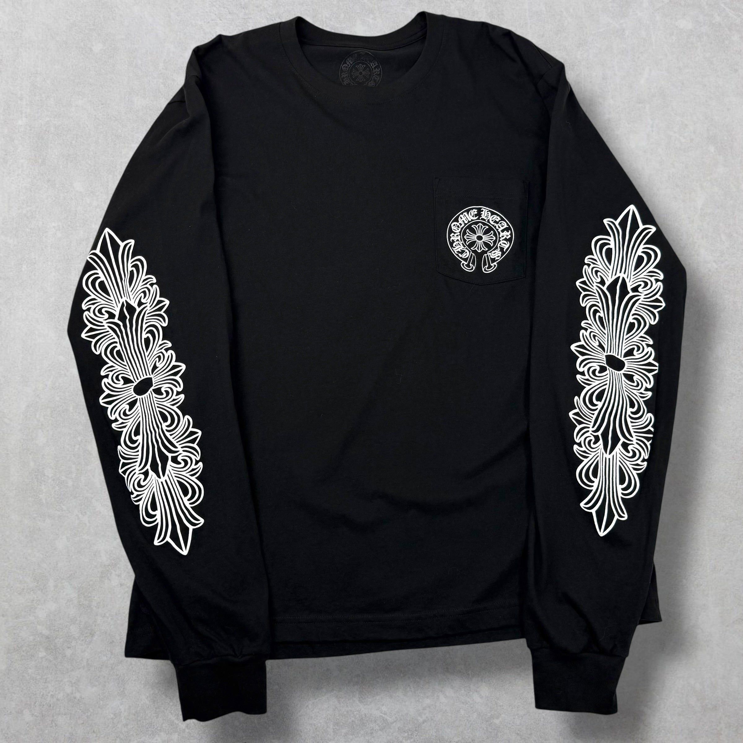 Chrome Hearts Chrome Hearts Las Vegas Horseshoe Floral L/S XL Size US XL / EU 56 / 4 - 2 Thumbnail
