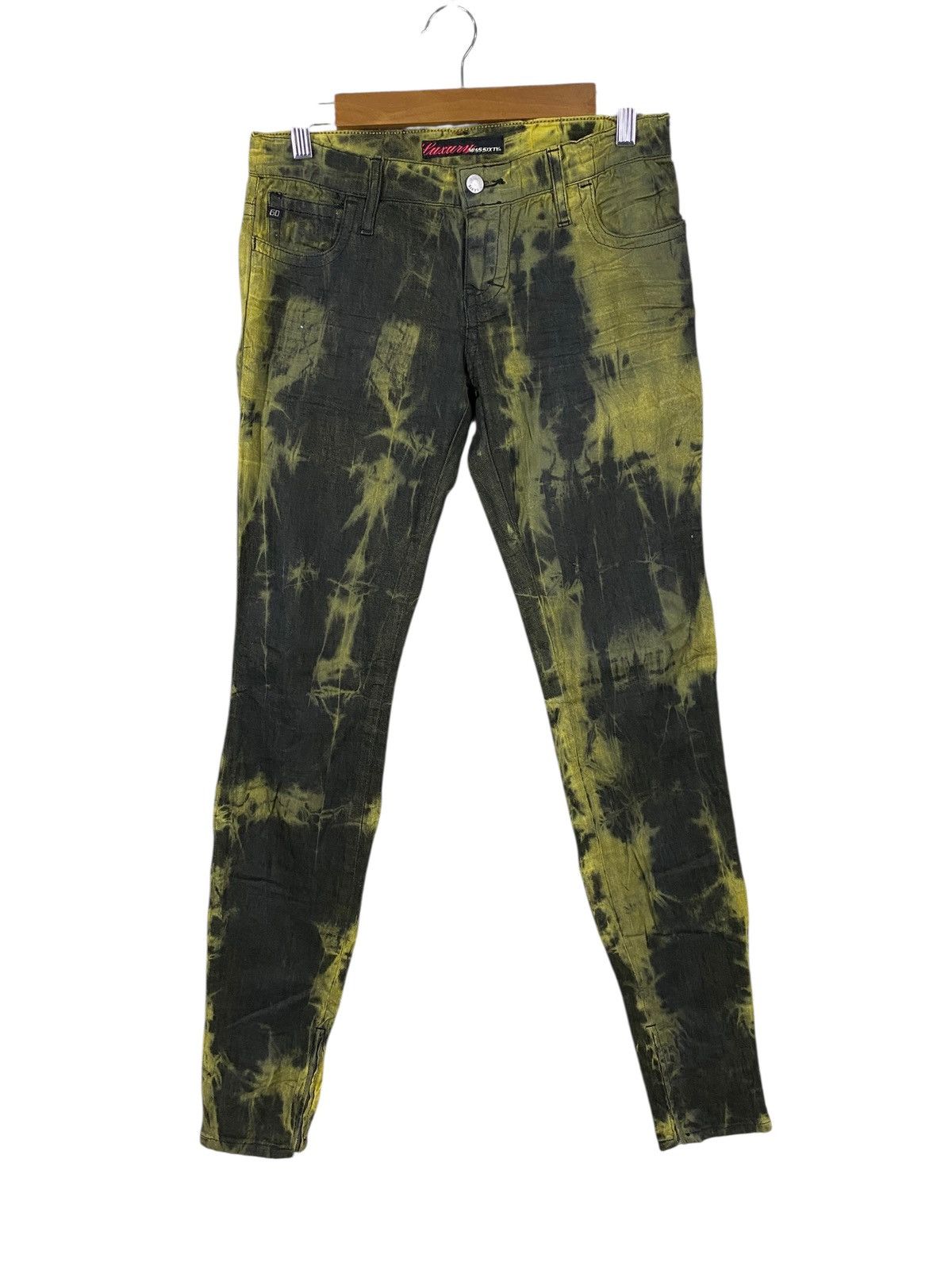 Miss Sixty Miss sixty yellow acid wash pant stretchable Size 29" - 1 Thumbnail