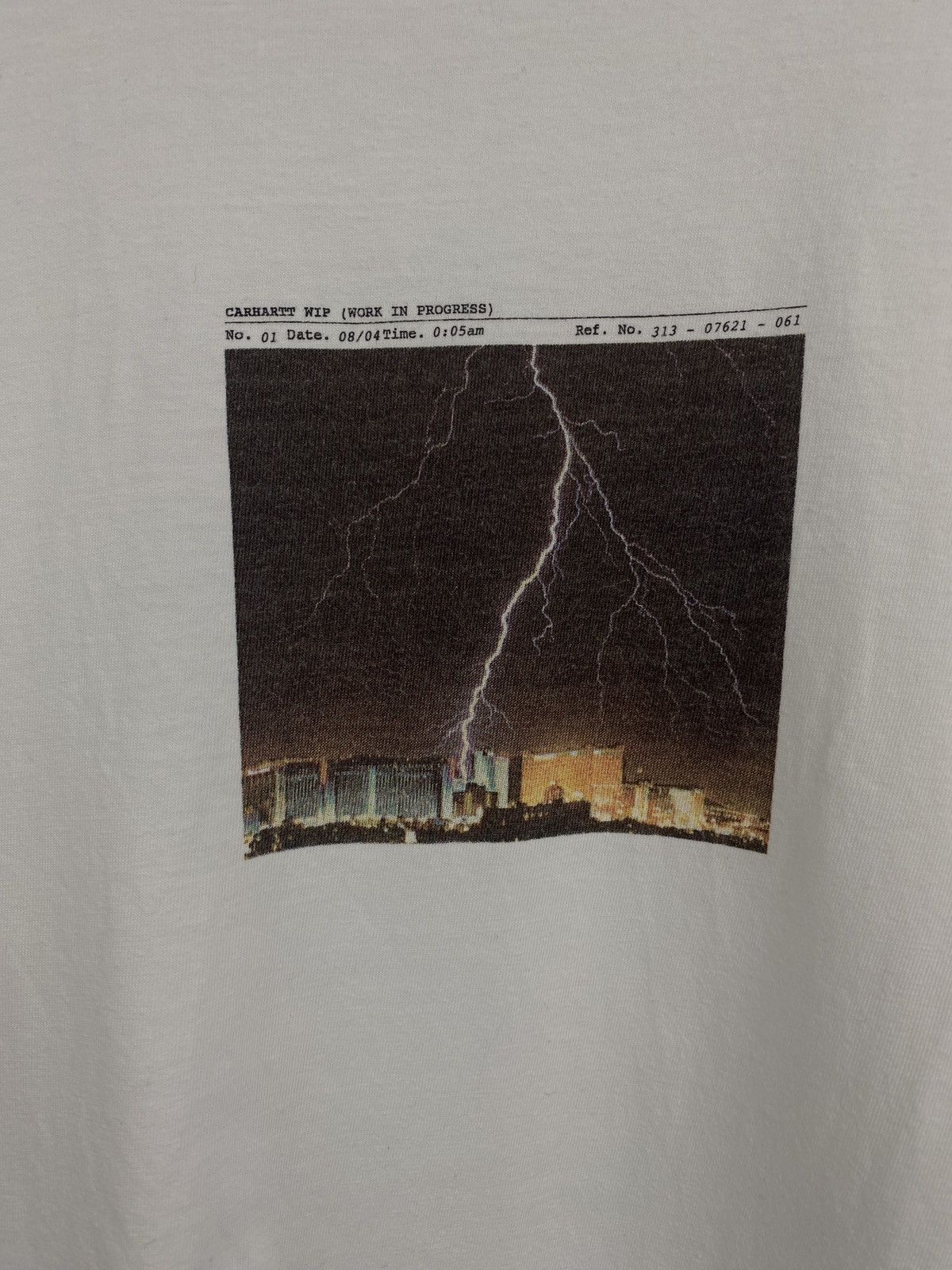 Carhartt Wip 🇺🇸 Vintage Y2K Carhartt Thunderbolt T-Shirt Rare Retro Hype Size US L / EU 52-54 / 3 - 4 Thumbnail