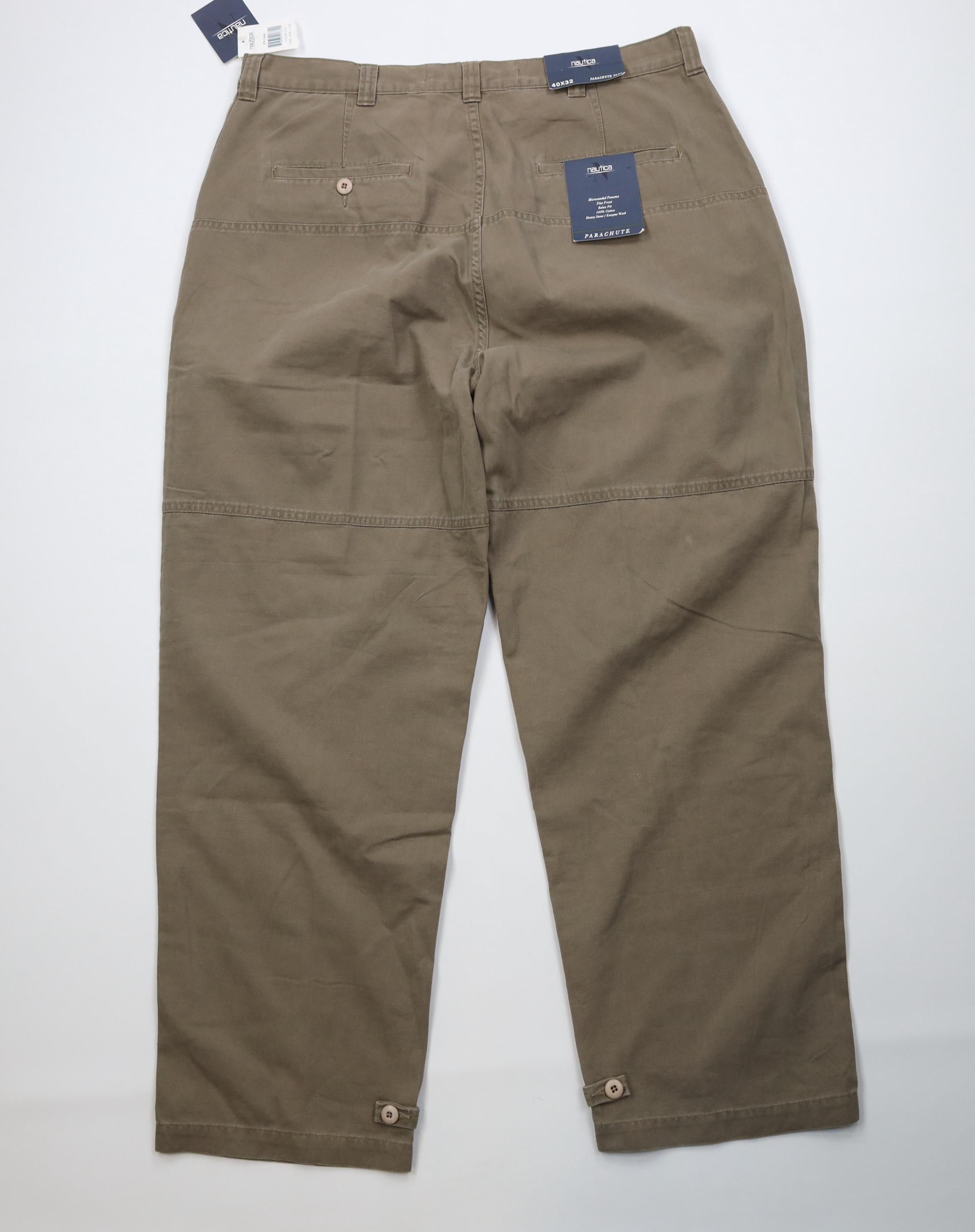 Nautica Deadstock Vintage 90s Nautica Wide Leg Double Knee Pants Size US 40 / EU 56 - 9 Thumbnail