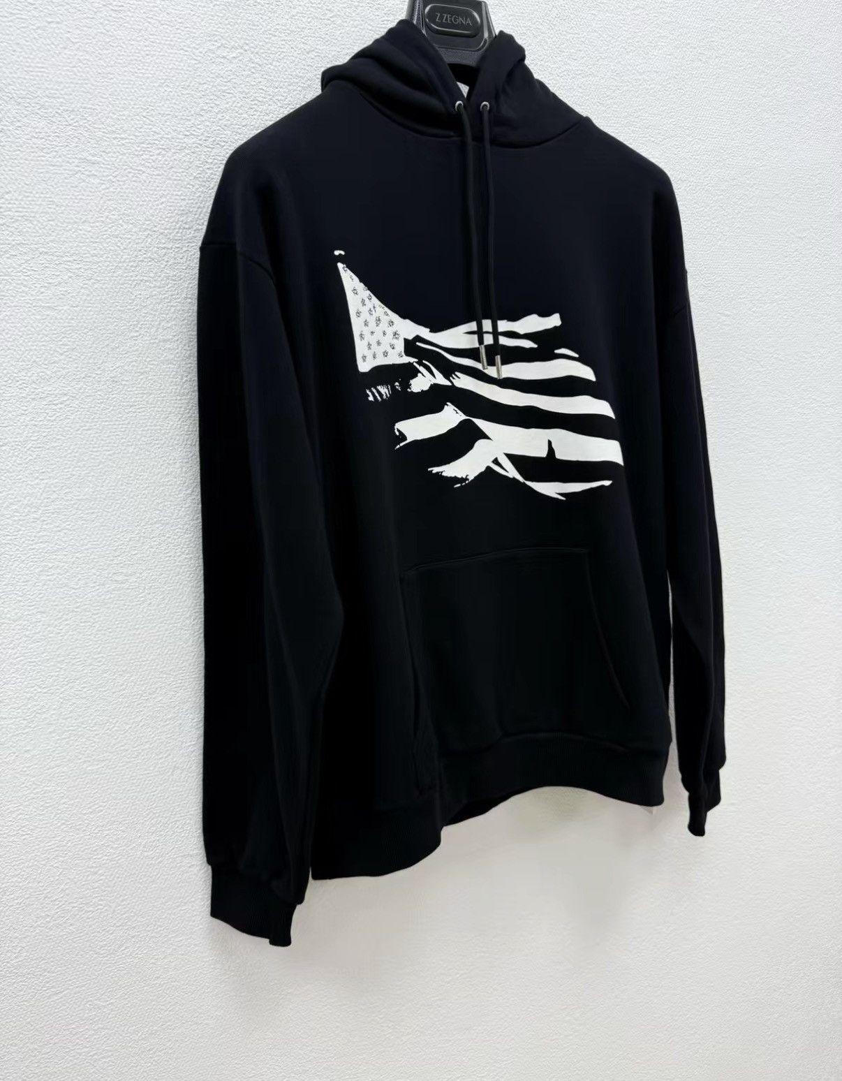 Celine CELINE 100% Cotton Rhinestone Hooded Sweatshirt J30 Size US L / EU 52-54 / 3 - 1 Thumbnail