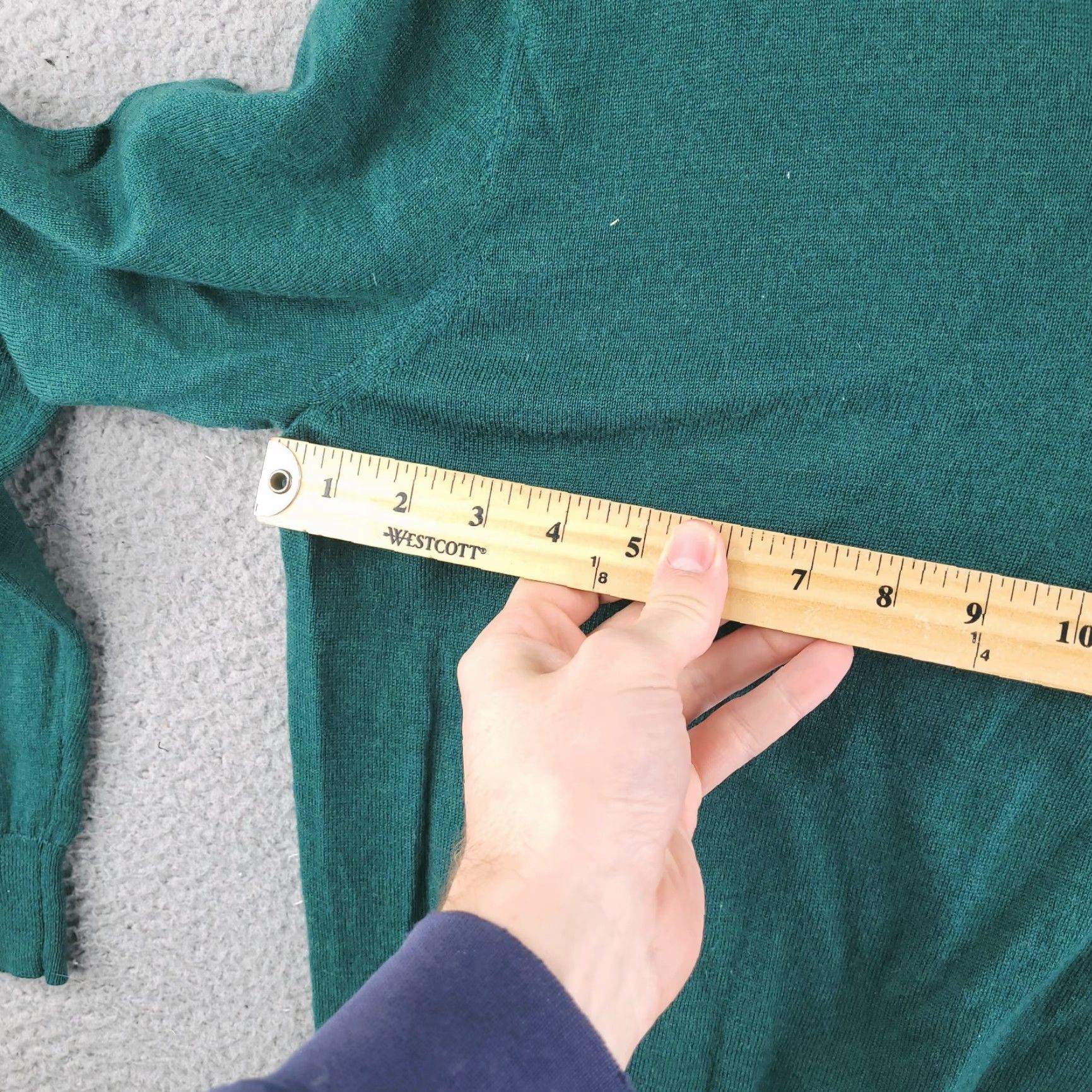 Jos. A. Bank Jos A Bank Sweater Mens Large Green 100% Merino Wool Stretch Slim Quarter Zip PullOver Long Sleeve Classic Pullover Mens L Green Merino Wool Stretch Size US L / EU 52-54 / 3 - 5 Thumbnail