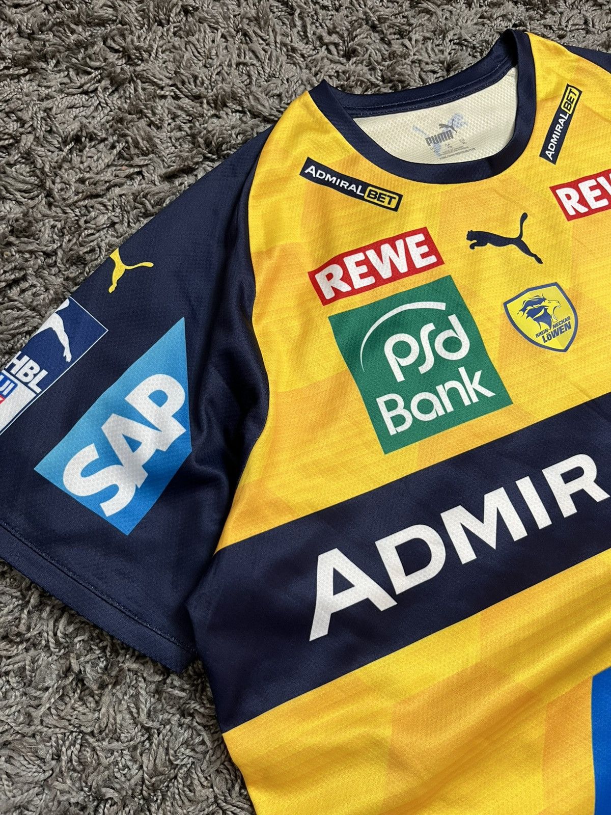 Puma Puma Rhein-Neckar Löwen 2020/21 Home Handball Jersey Size US XXL / EU 58 / 5 - 5 Thumbnail