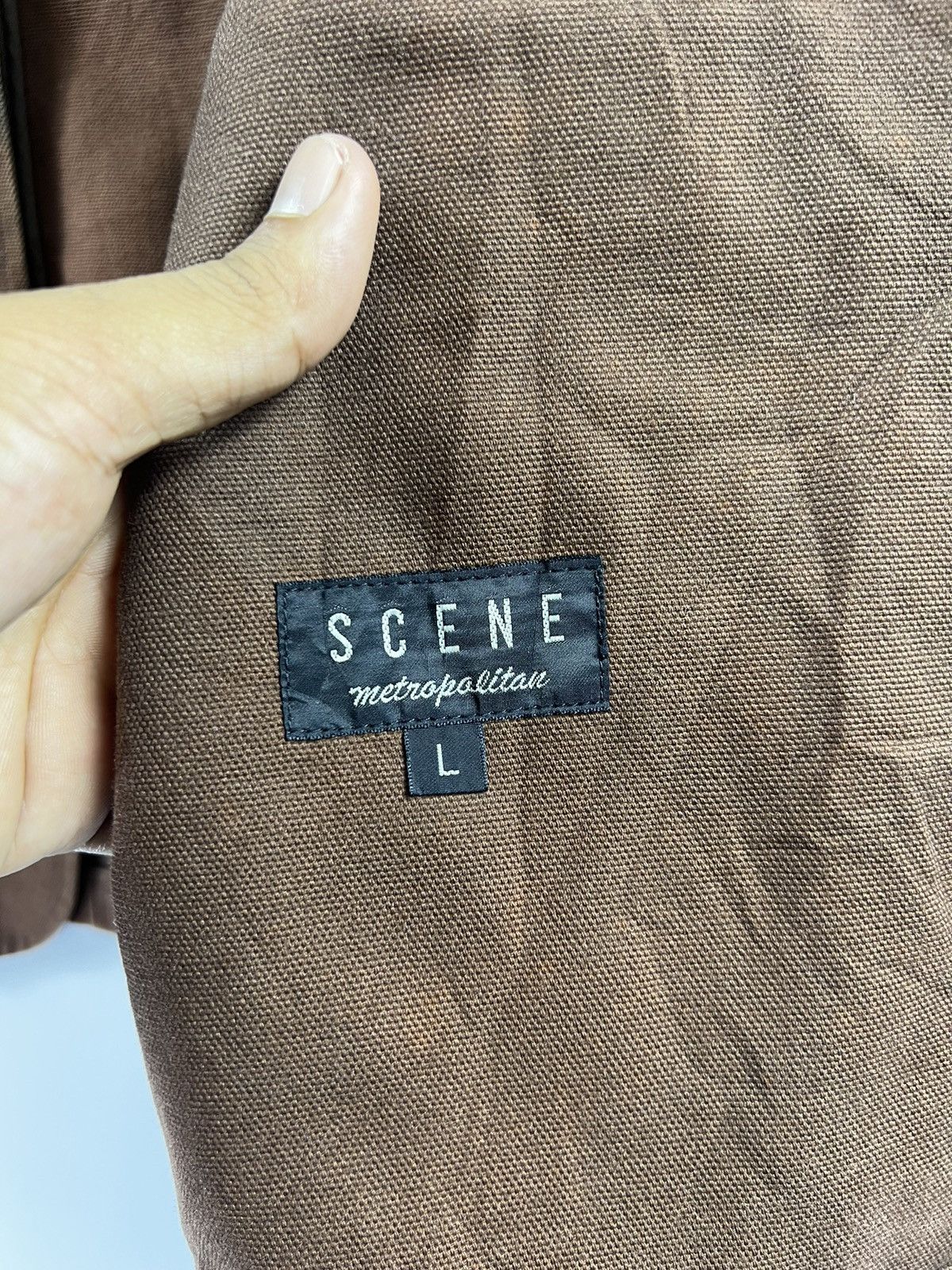 Japanese Brand 🔥 SCENE Metropolitan JAPAN DUCK CANVAS CHORE JACKET - L Size US L / EU 52-54 / 3 - 8 Thumbnail