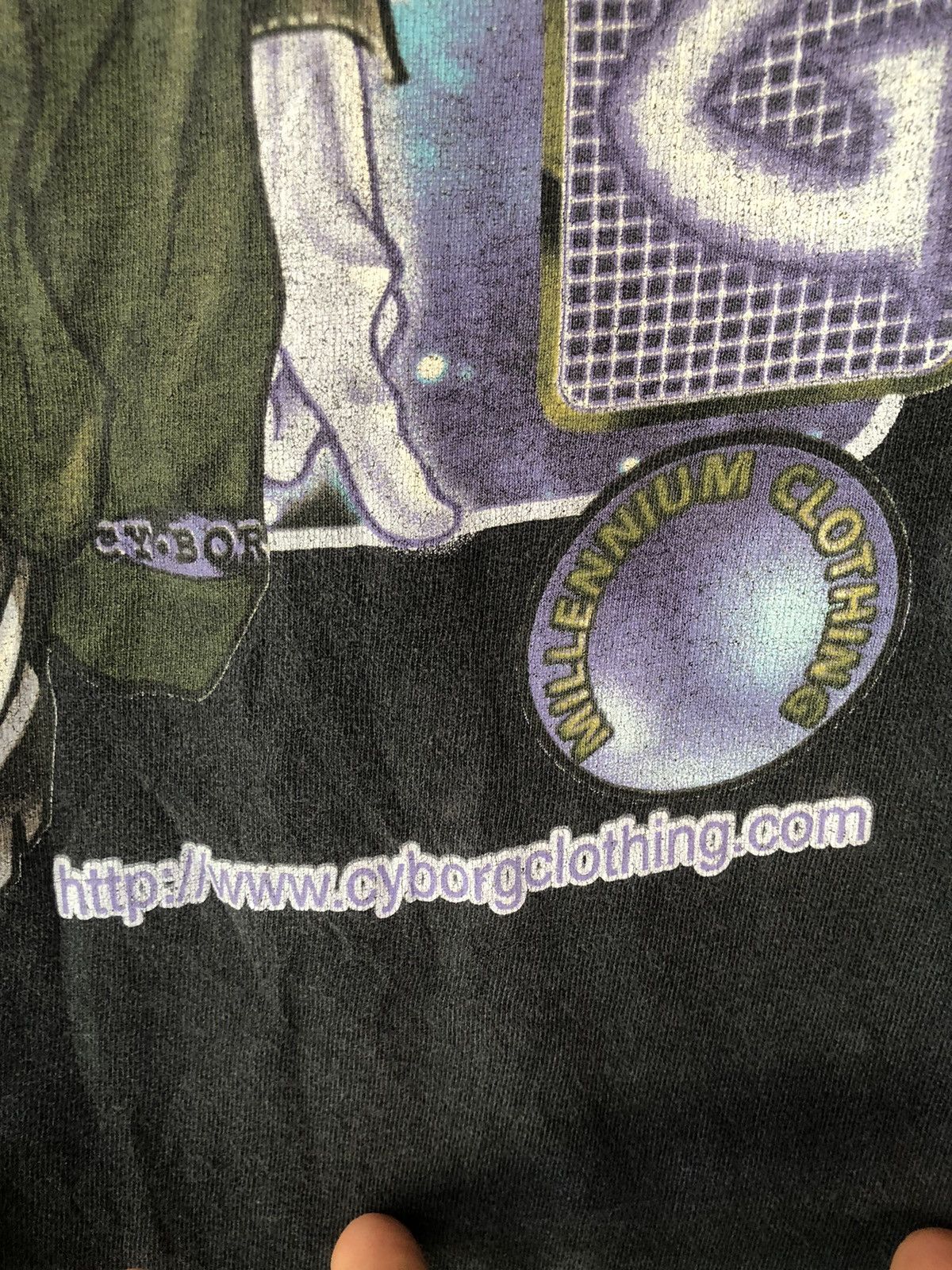 Vintage Vintage CYBORG Clothing Streetwear Thrashed Size US L / EU 52-54 / 3 - 9 Thumbnail
