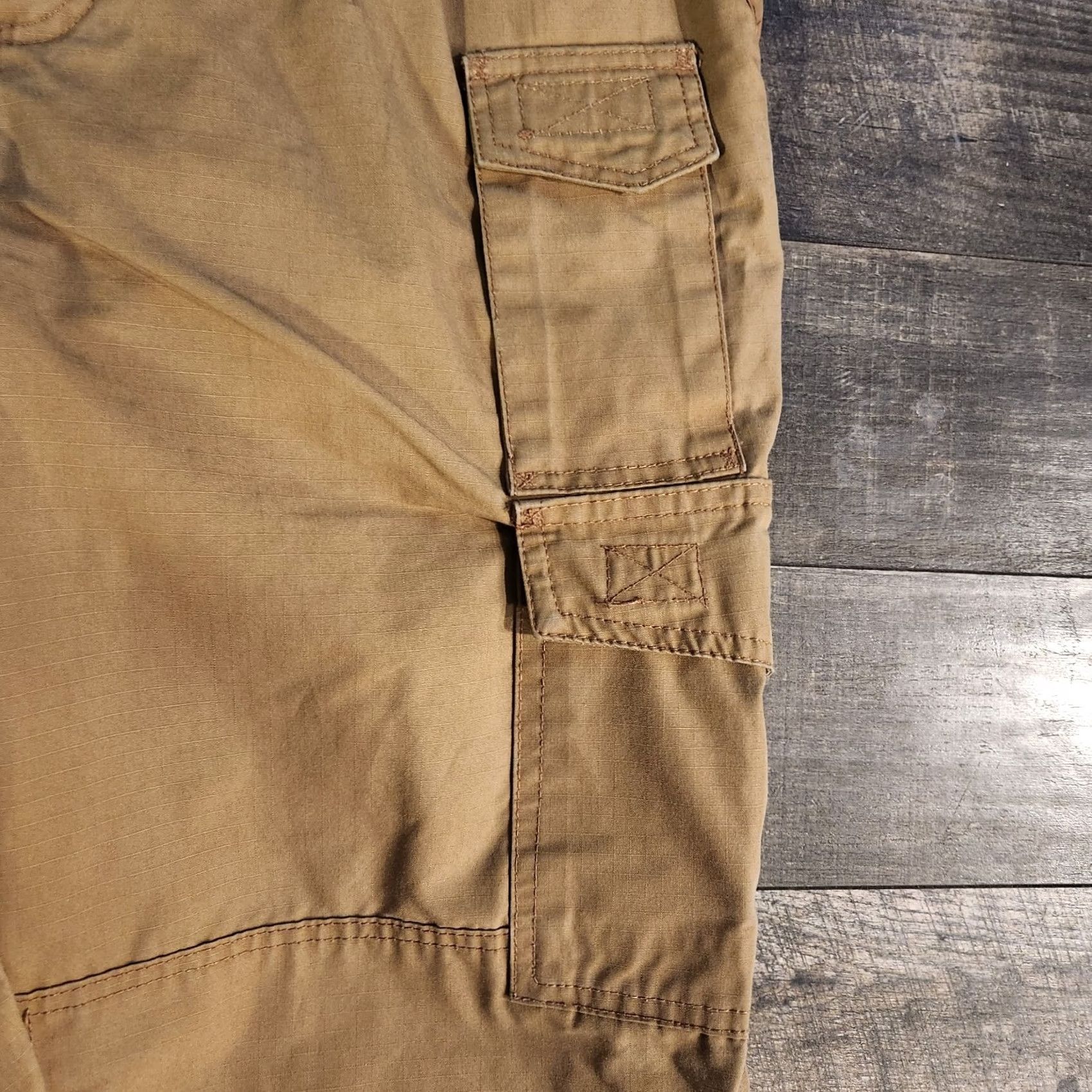 Propper PROPPER Pants MEN'S 38x32 TAN RIP STOP TACTICAL Cargo Pocket Workwear Casual 6.2 oz 60% cotton 40% polyester Ankle Cinch Regular Beiges? Size US 38 / EU 54 - 5 Thumbnail