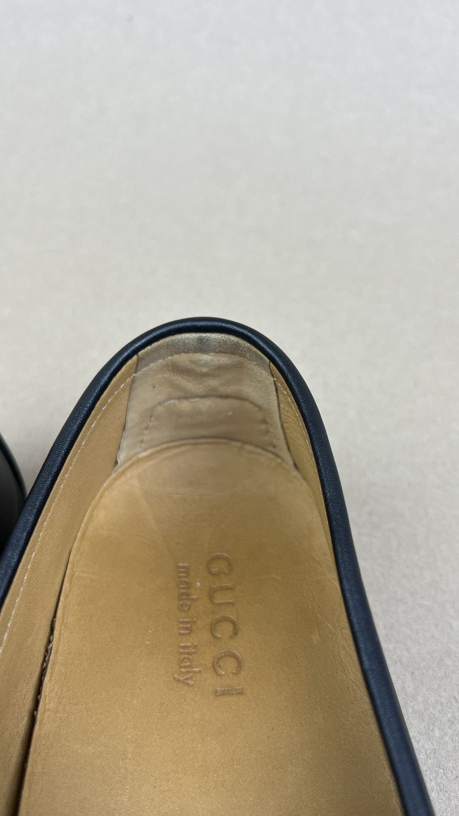 Gucci GUCCI Loafers Leather Moccasins Drivers Shoes GG Monogram Size US 10 / EU 43 - 14 Thumbnail