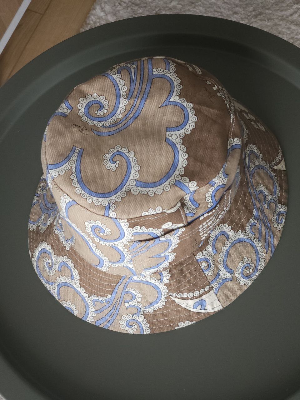 Emilio Pucci Emilio Pucci Brown Pattern Canvas Bucket Hat Size ONE SIZE - 9 Thumbnail