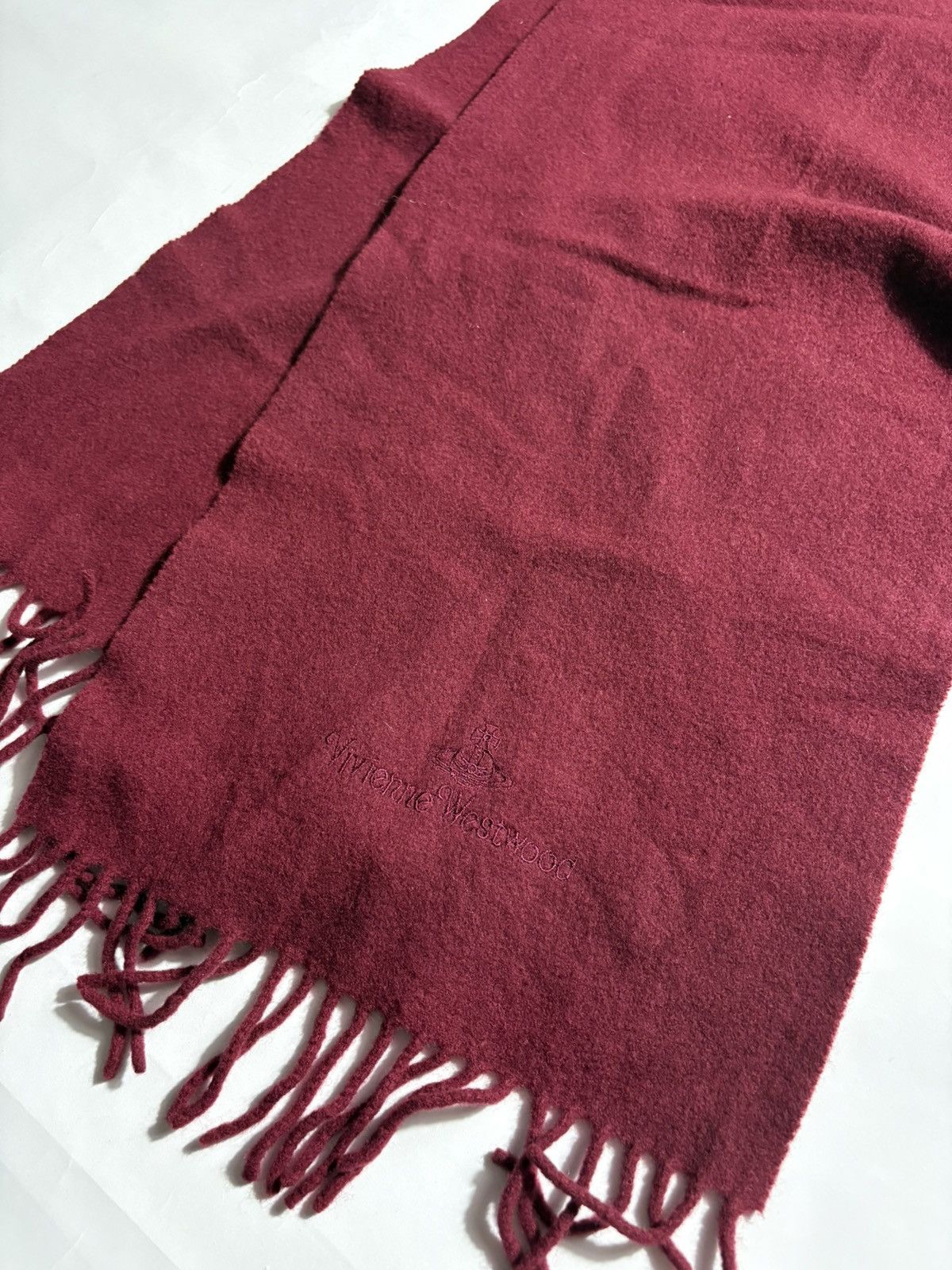 Vivienne Westwood VIVIENNE WESTWOOD LOGO WOOL SCARF Size ONE SIZE - 2 Thumbnail
