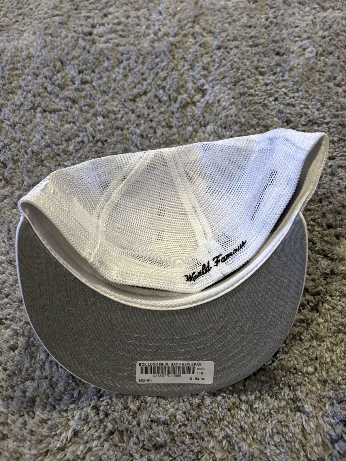 Supreme Supreme Box Logo Mesh Back New Era Cap 7 1/8 Size ONE SIZE - 5 Thumbnail