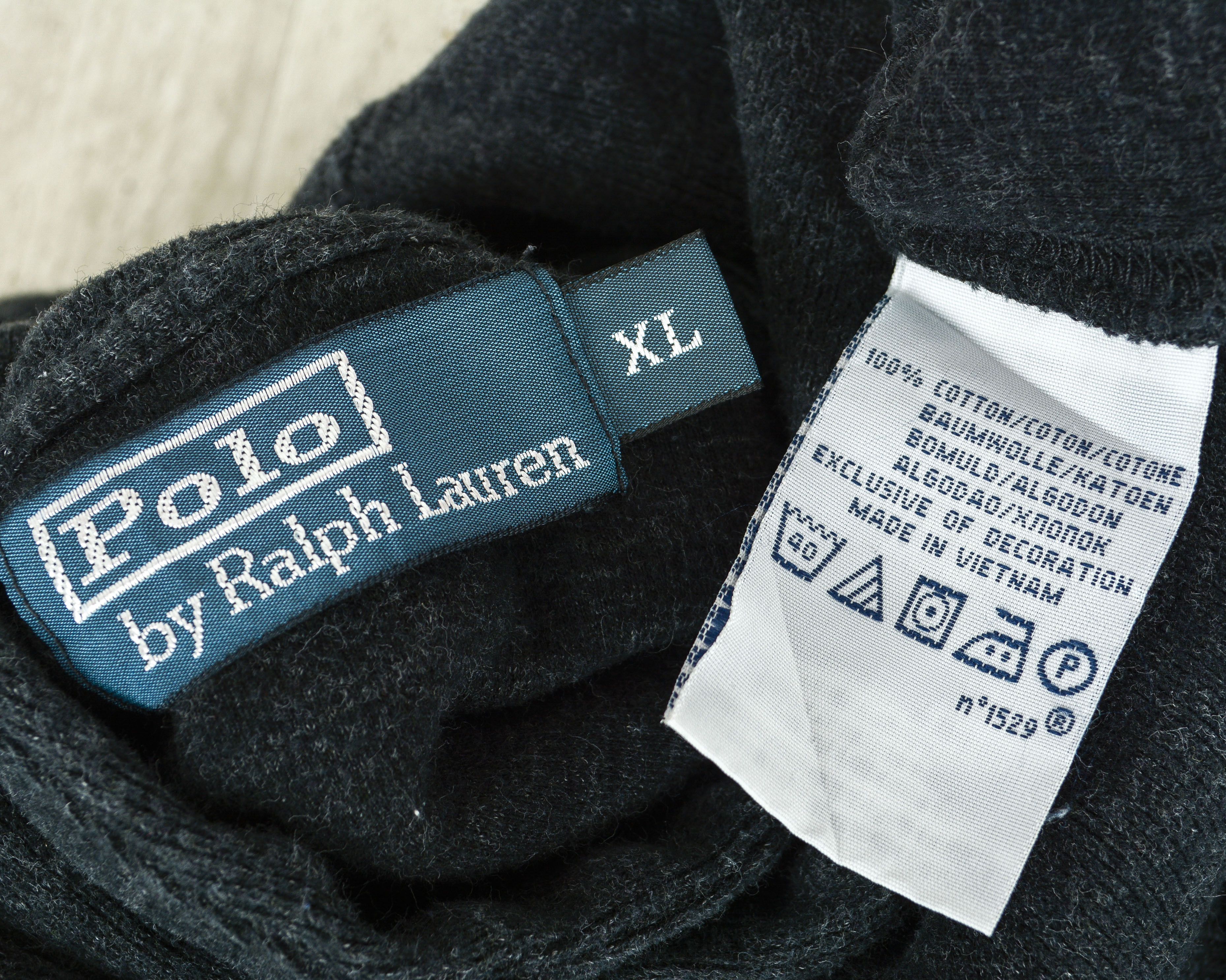 Polo Ralph Lauren Sweater XL High Neck Button Jumper Pullover Cotton Knit Size US XL / EU 56 / 4 - 6 Thumbnail