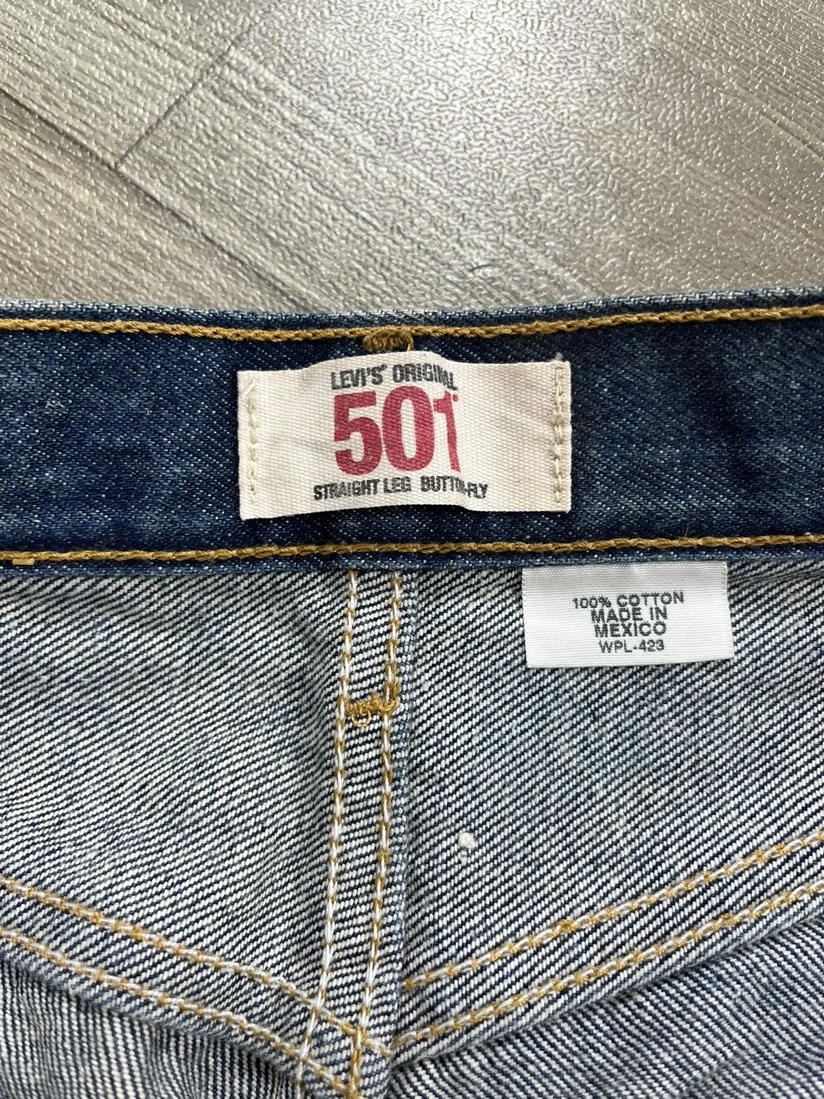 Levi's Vintage Clothing 🇲🇽2000s Vintage Levis 501XX 30x30 Straight Leg Blue Jeans Size US 30 / EU 46 - 9 Thumbnail