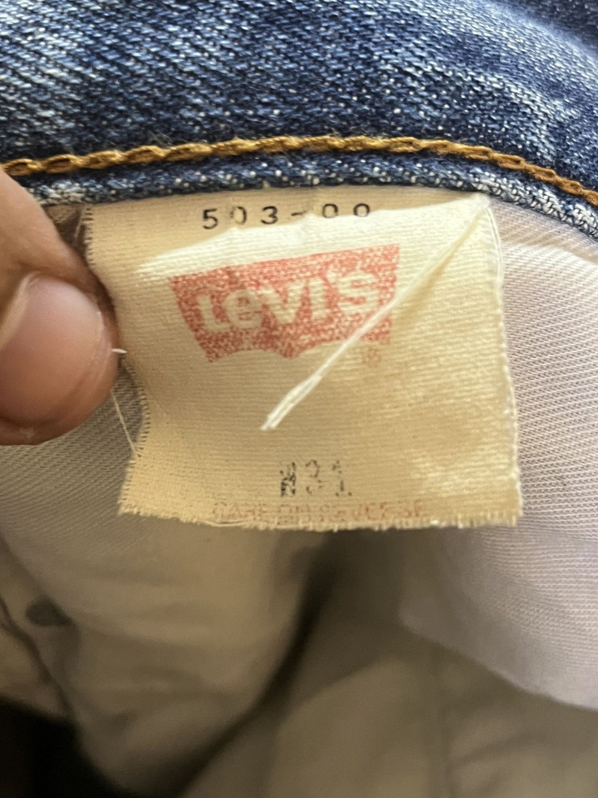 Levi's Vintage Clothing Vintage Levi’s 503 Straight Loose Wide Leg Denim Size US 31 - 9 Thumbnail