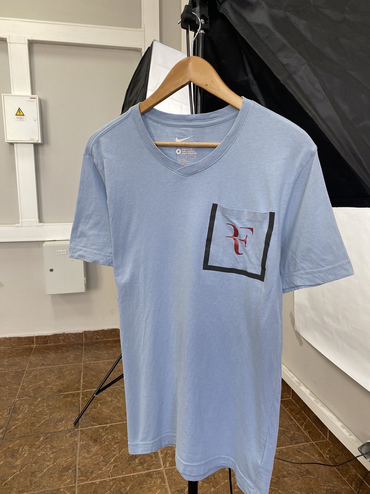 Nike × Vintage 🎾 Nike Roger Federer RF Tennis T-Shirt Y2K Rare Retro Hype Size US M / EU 48-50 / 2 - 1 Thumbnail