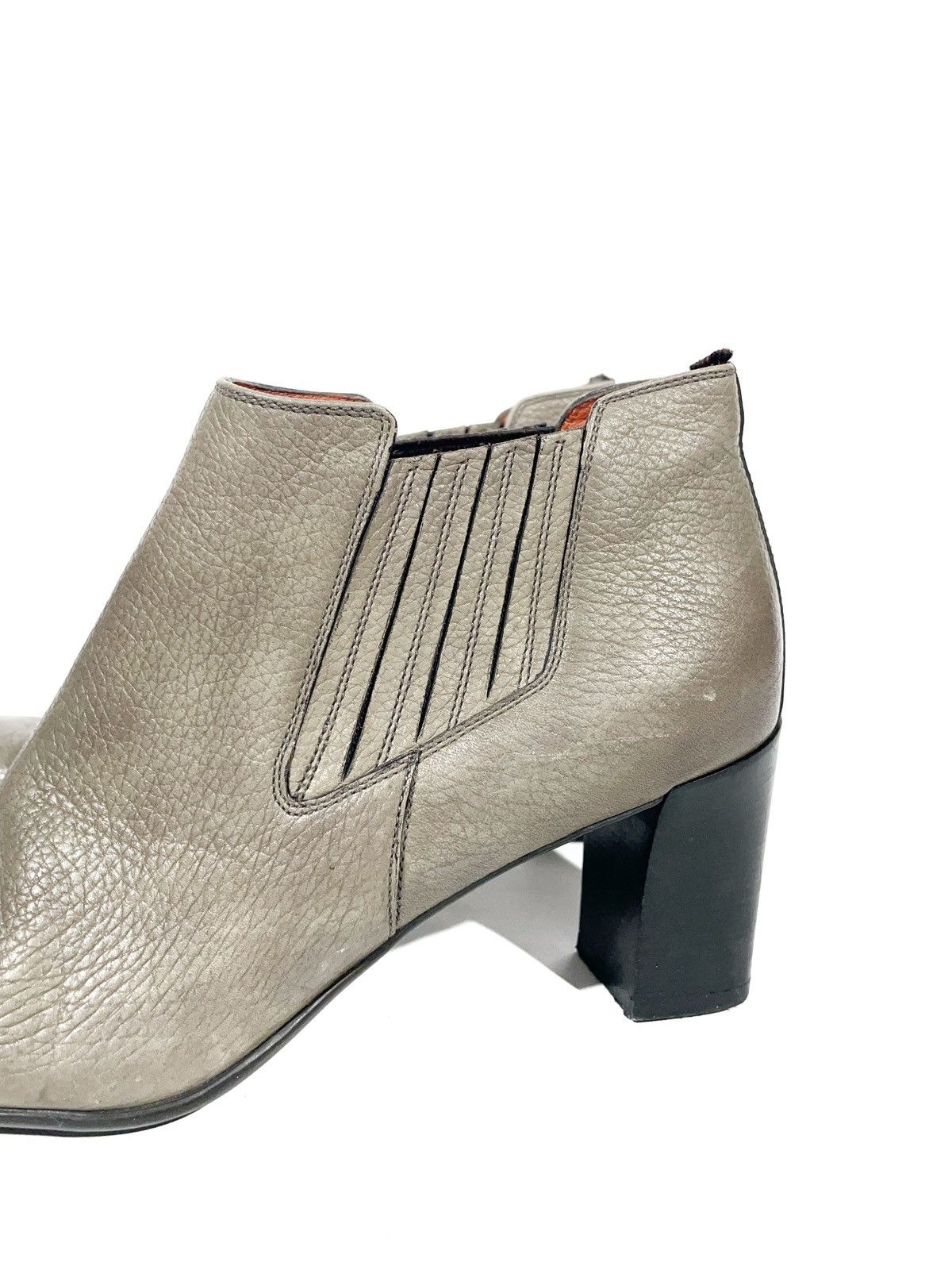 Santoni Santoni Women Leather Ankle Boots Size 36.5 Made In Italy Size US 6.5 / IT 36.5 - 2 Thumbnail