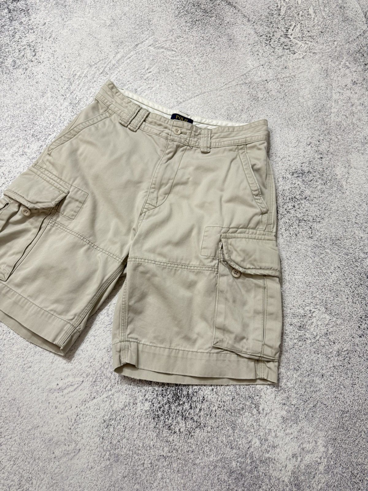 Polo Ralph Lauren Polo Ralph Lauren Multipocket Military Cargo Shorts Size US 30 / EU 46 - 3 Thumbnail