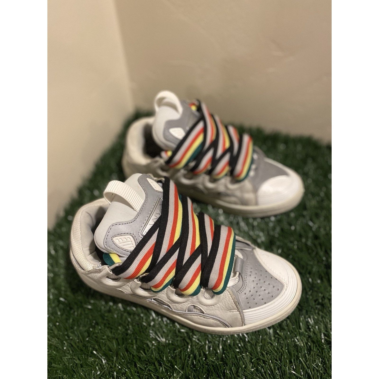 Lanvin Lanvin Curb Sneaker “white Multicolor” | SIZE 38 EU ( 5 US ) Size US 5 / EU 37 - 2 Thumbnail