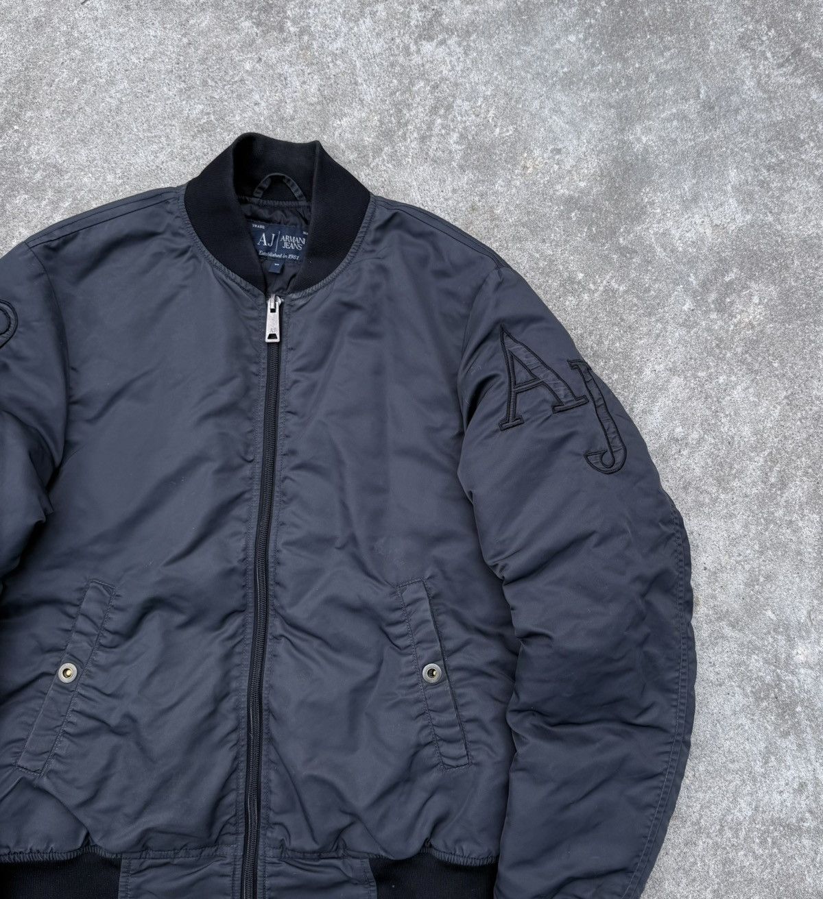 Armani × Vintage Vintage RARE Armani Y2K streetwear avantgarde luxury bomber Size US M / EU 48-50 / 2 - 6 Thumbnail