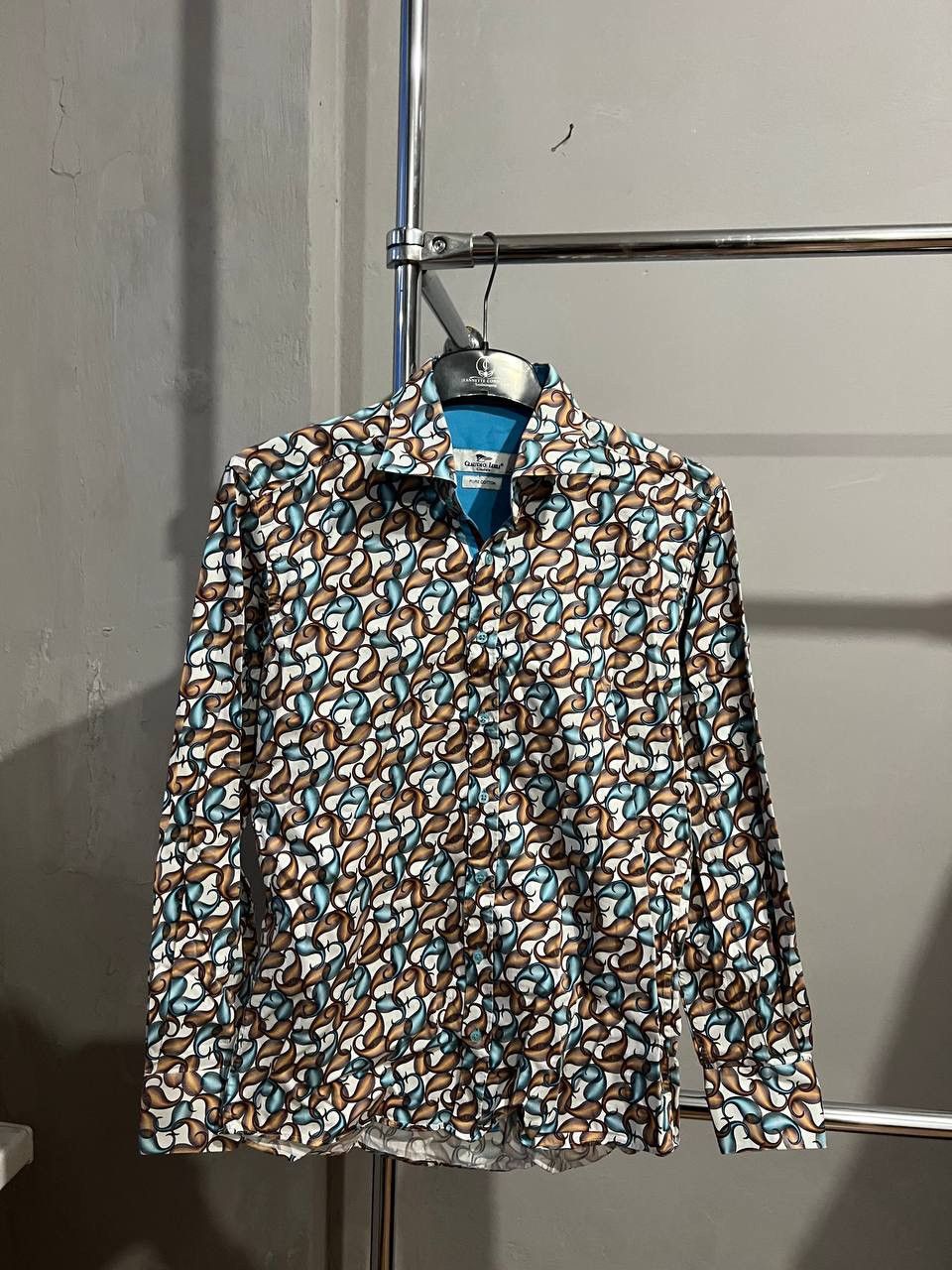 Other CLAUDIO LUGLI COUTURE ABSTRACT BUTTON RARE SHIRT SIZE L Size US L / EU 52-54 / 3 - 4 Thumbnail