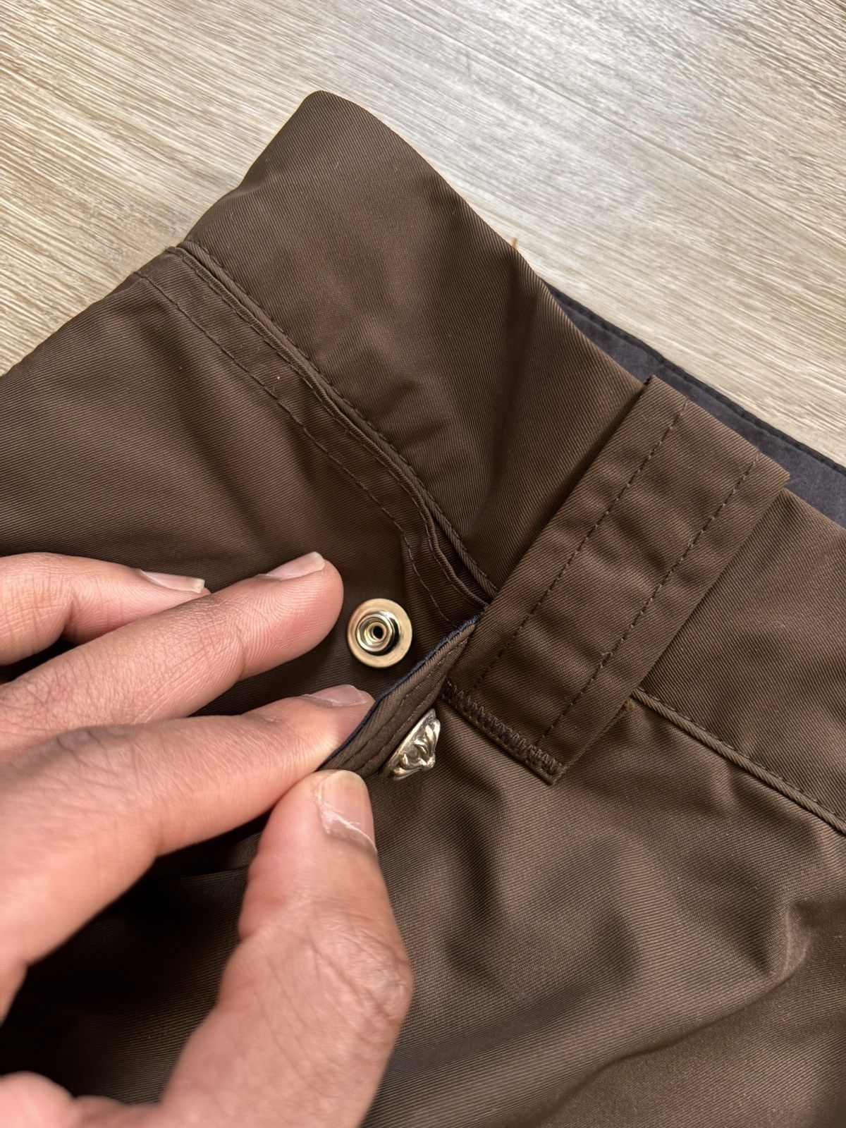 Chrome Hearts Chrome Hearts 1 Patch Leather Double-Knee Carpenter Pants Size US 30 / EU 46 - 4 Thumbnail