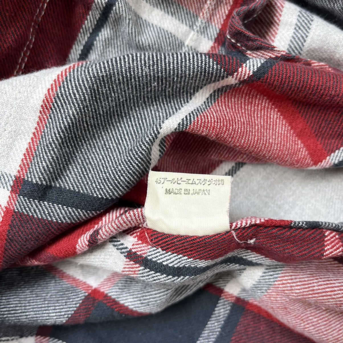 45rpm 45Rpm Flannel Stone Snap Button Flannel Long Sleeve Shirt Size US S / EU 44-46 / 1 - 8 Thumbnail