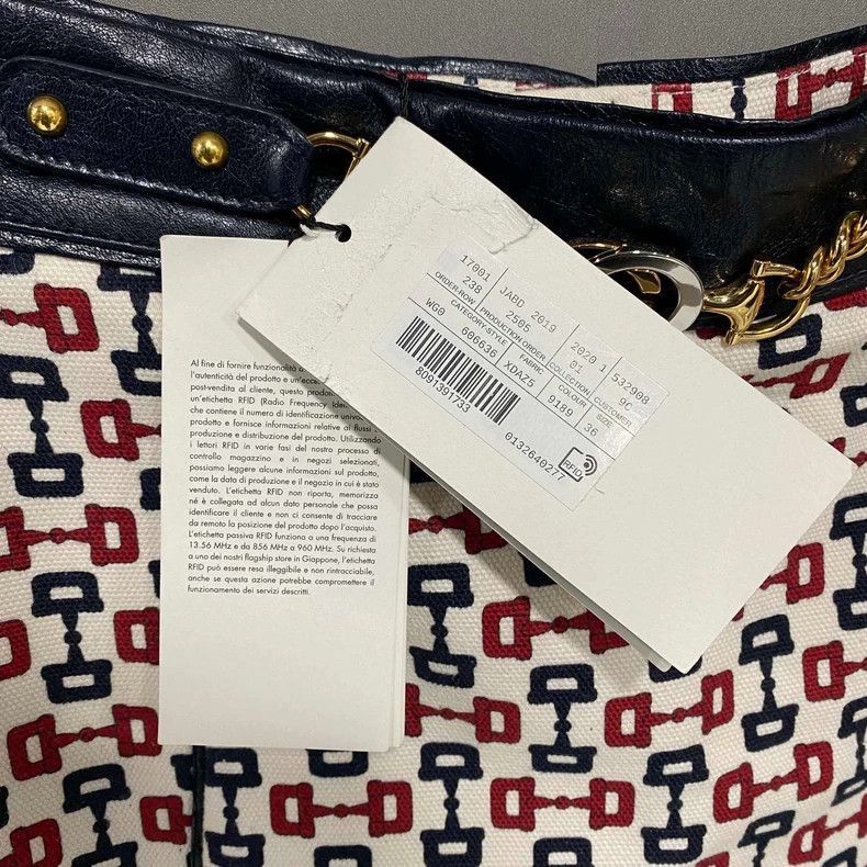 Gucci Gucci Printed Half Skirt with Leather Trim-2505 Size 35" - 7 Thumbnail