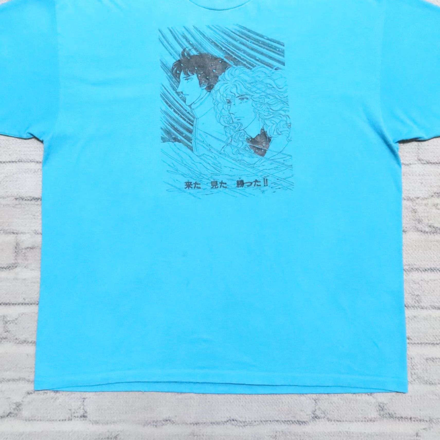 Hanes VINTAGE Tomomi Kobayashi Art Anime T-Shirt XL Blue Men XXL? Size US XL / EU 56 / 4 - 3 Thumbnail