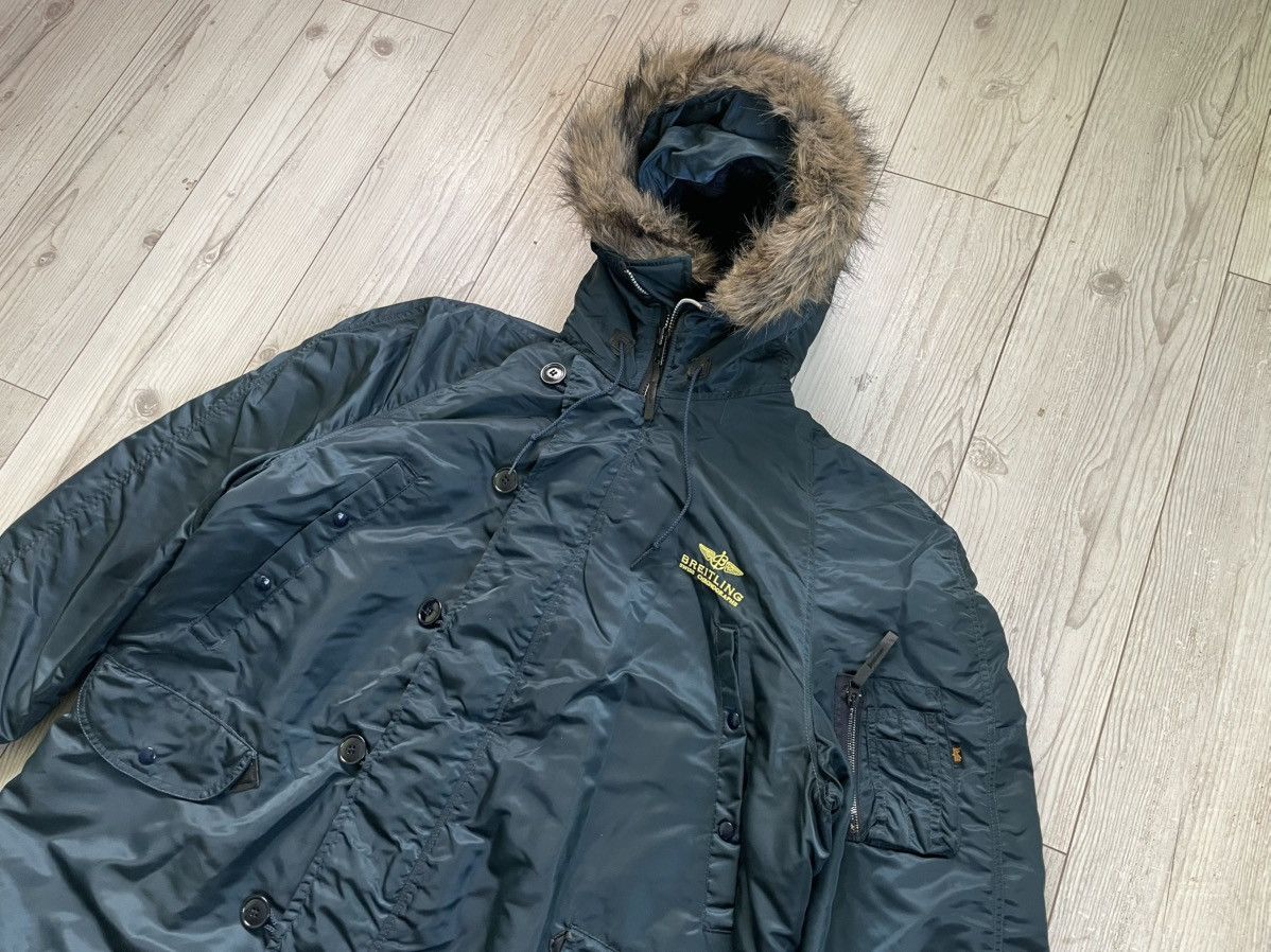 Alpha Industries × Breitling × Vintage Alpha Industries X Breitling Jacket Size US XL / EU 56 / 4 - 7 Thumbnail