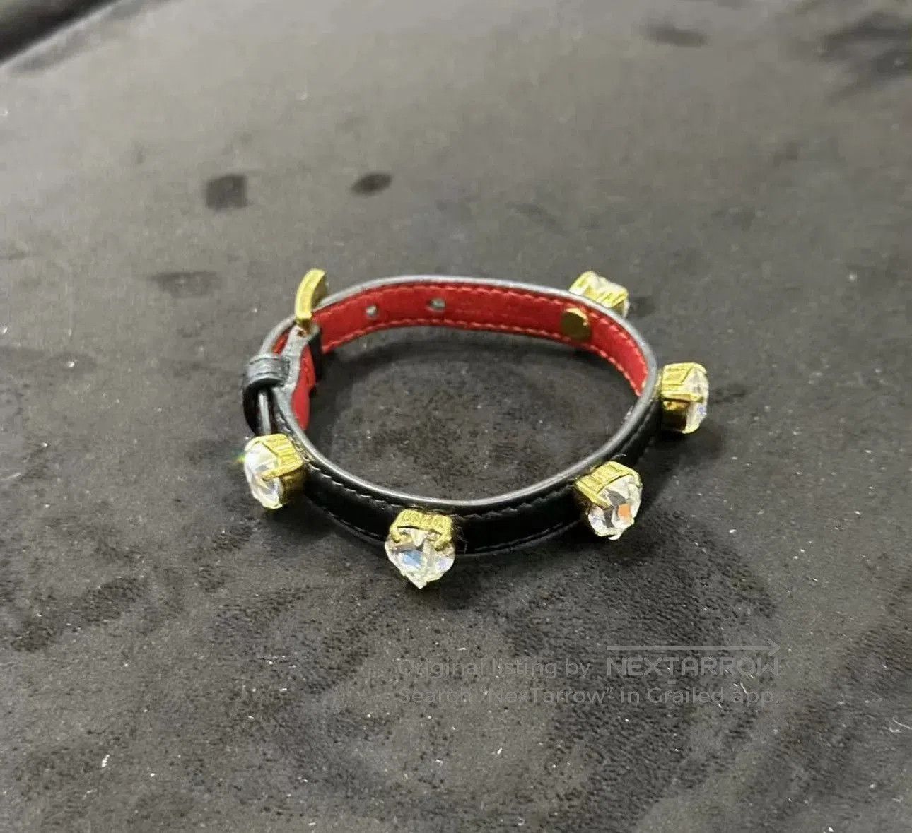 Miu Miu Miu Miu Heart Crystal Bracelet. Size ONE SIZE - 1 Thumbnail