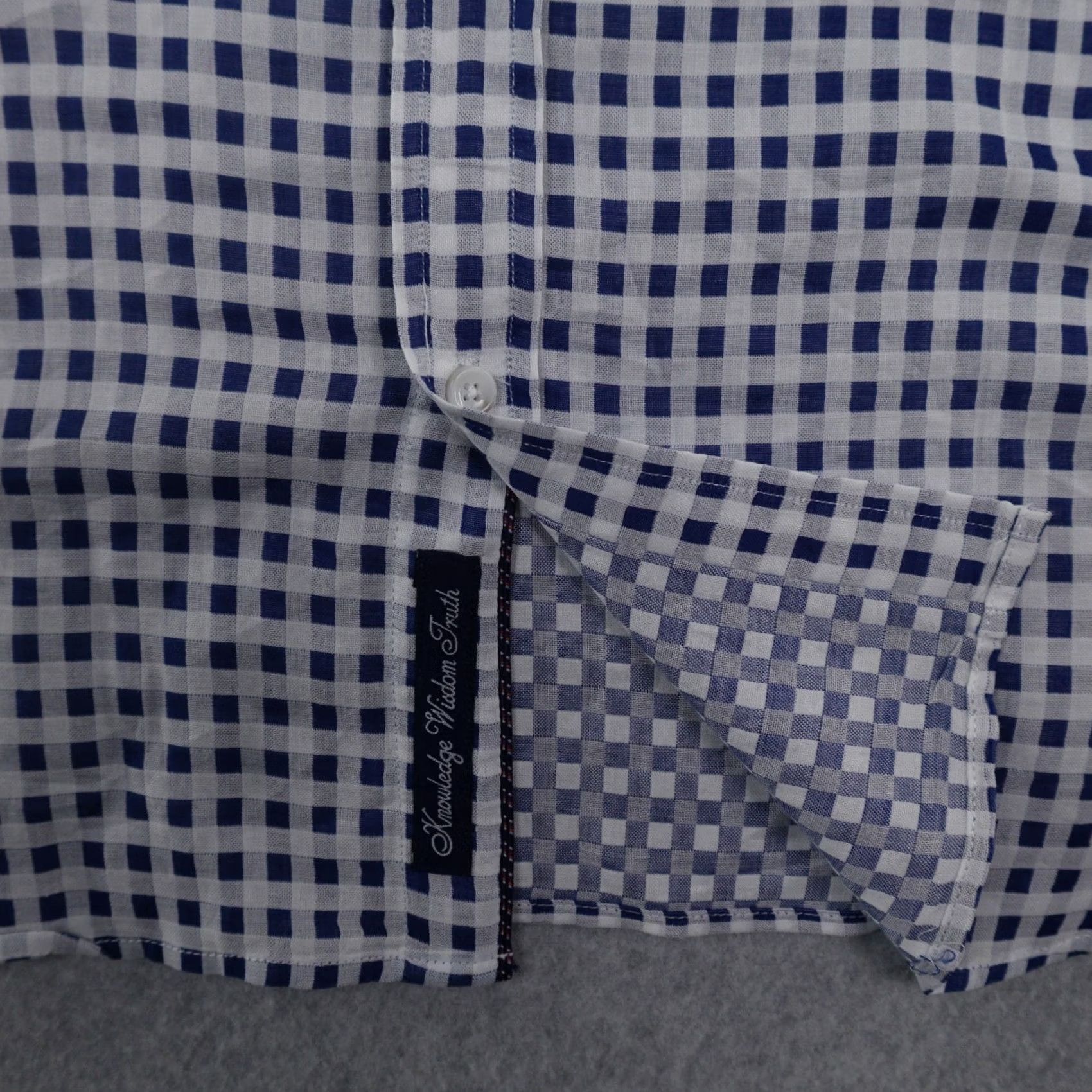Robert Graham Robert Graham Shirt 2XL (24X30) Blue White Plaid Long Sleeve Button Up Mens Size US XXL / EU 58 / 5 - 5 Thumbnail