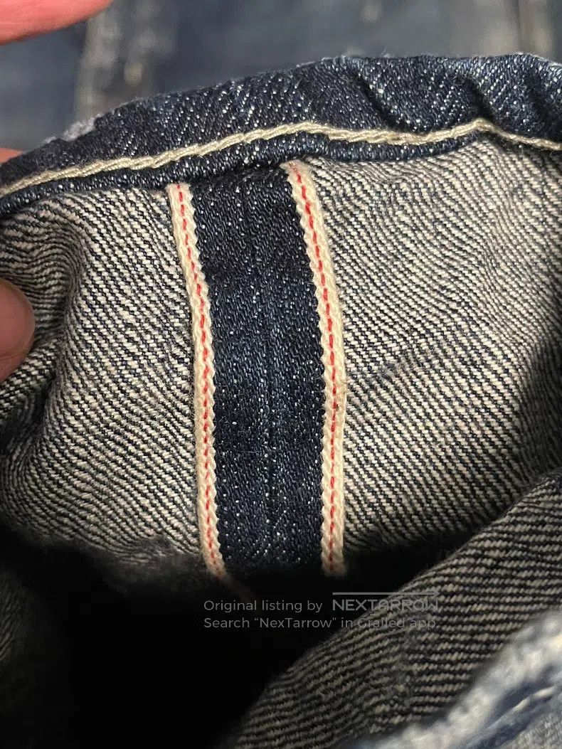 Neighborhood Neighborhood size L Distressed and Faded Tapered Denim Lon Size US 27 - 8 Thumbnail
