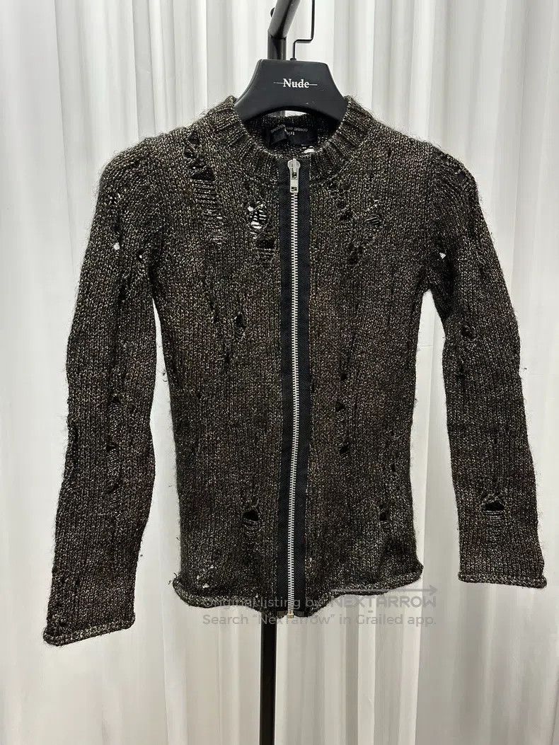 Comme des Garcons Comme des Garcons Distressed gold thread sweater Size M / US 6-8 / IT 42-44 - 1 Thumbnail
