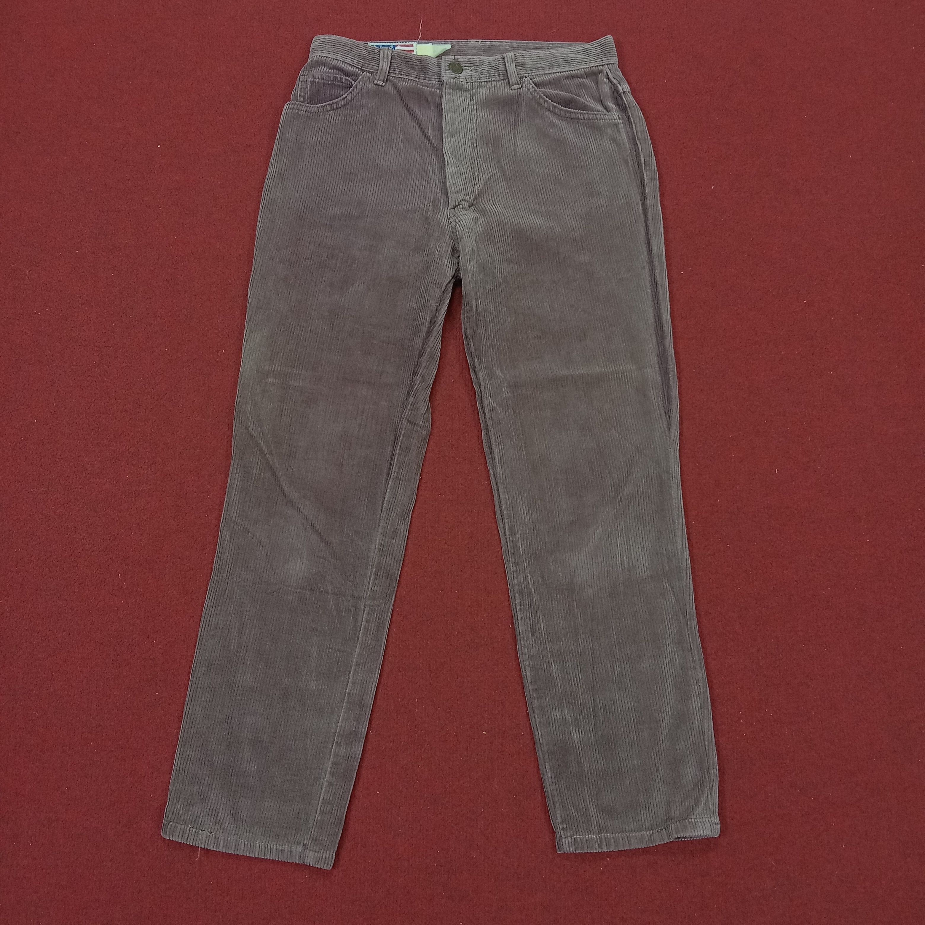 Bobson Casual Streetwear Style Velvet Jeans Pants