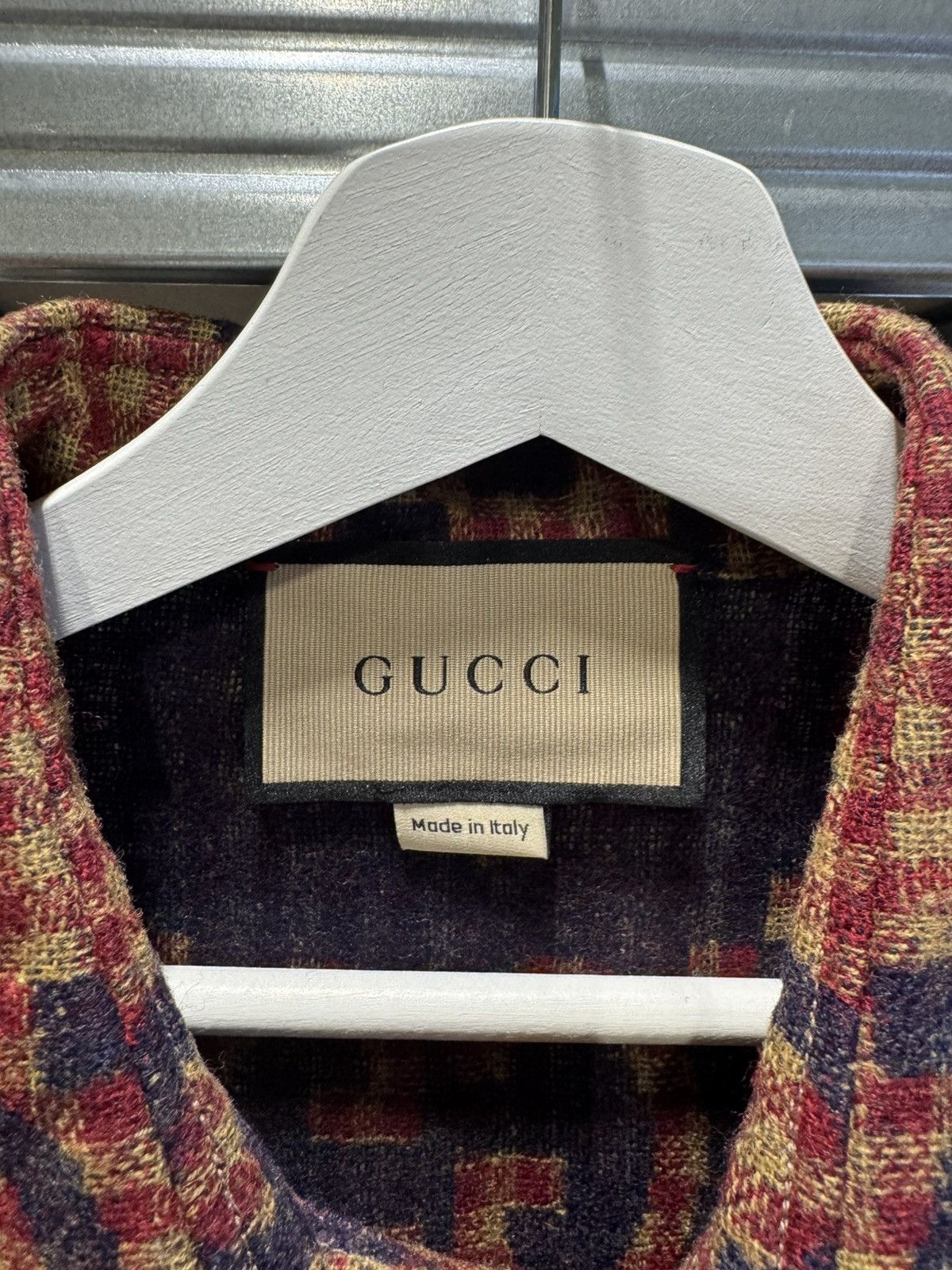Gucci Gucci GG Jumbo Check Wool Shirt NEW 1500$ Size US M / EU 48-50 / 2 - 6 Thumbnail