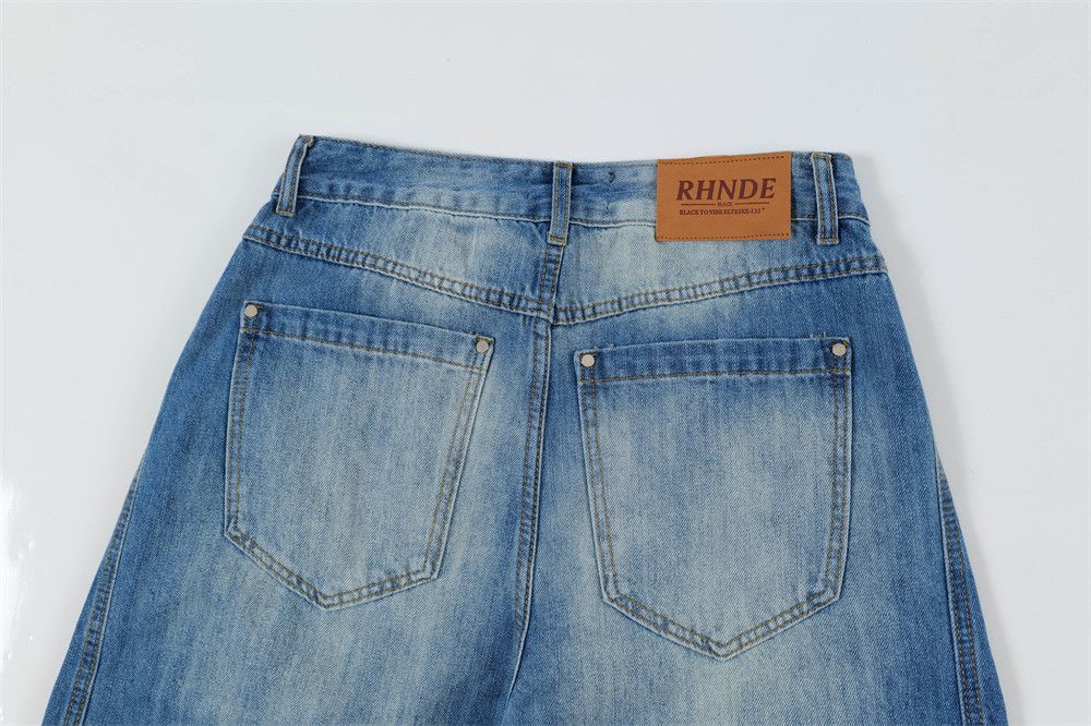 Japanese Brand × Jean Japanese retro washed loose wide-leg jeans Size US 32 / EU 48 - 5 Thumbnail