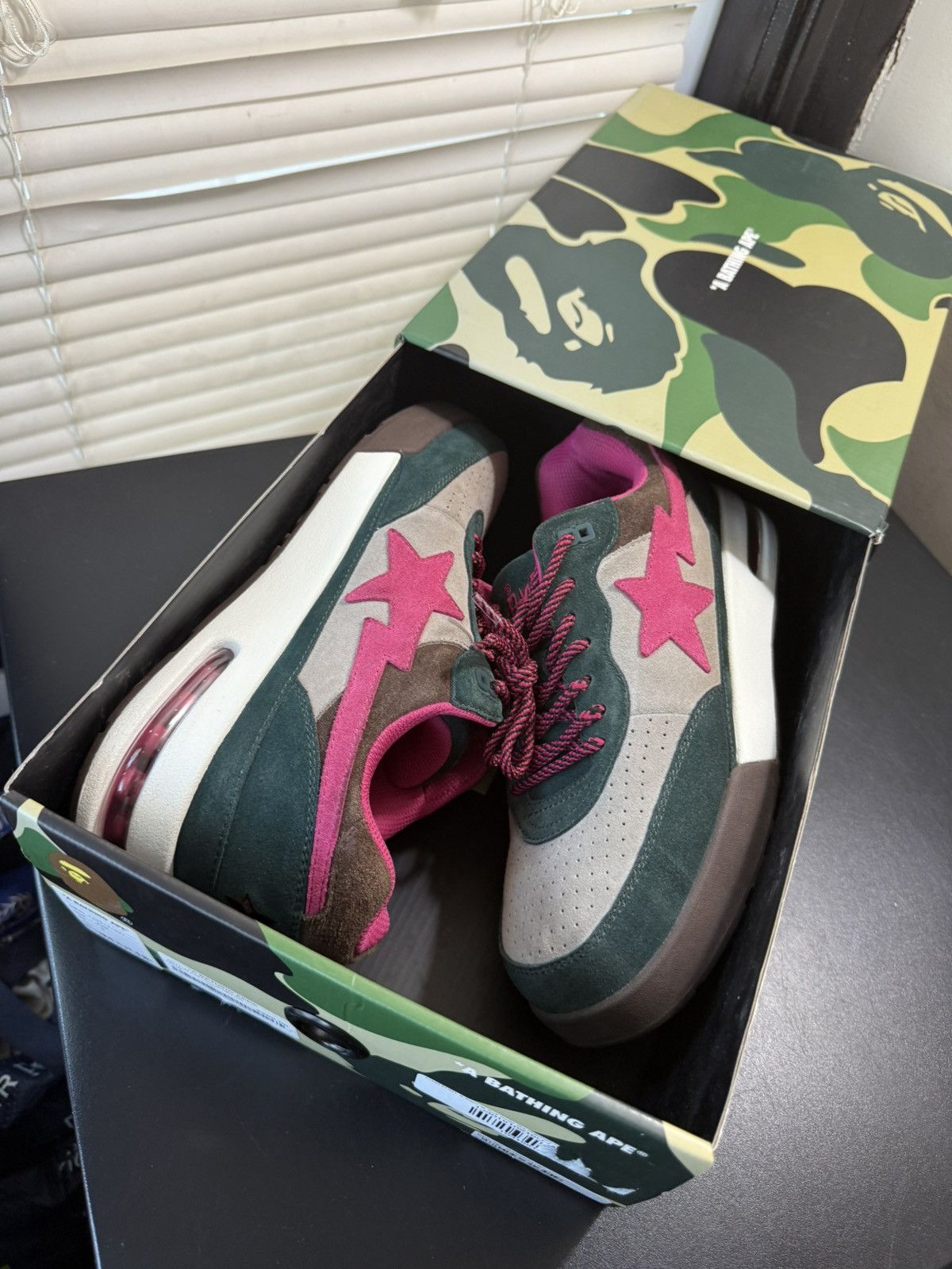 Bape Bape Road sta Green Suede Size 9 Worn Once Size US 9 / EU 42 - 16 Thumbnail