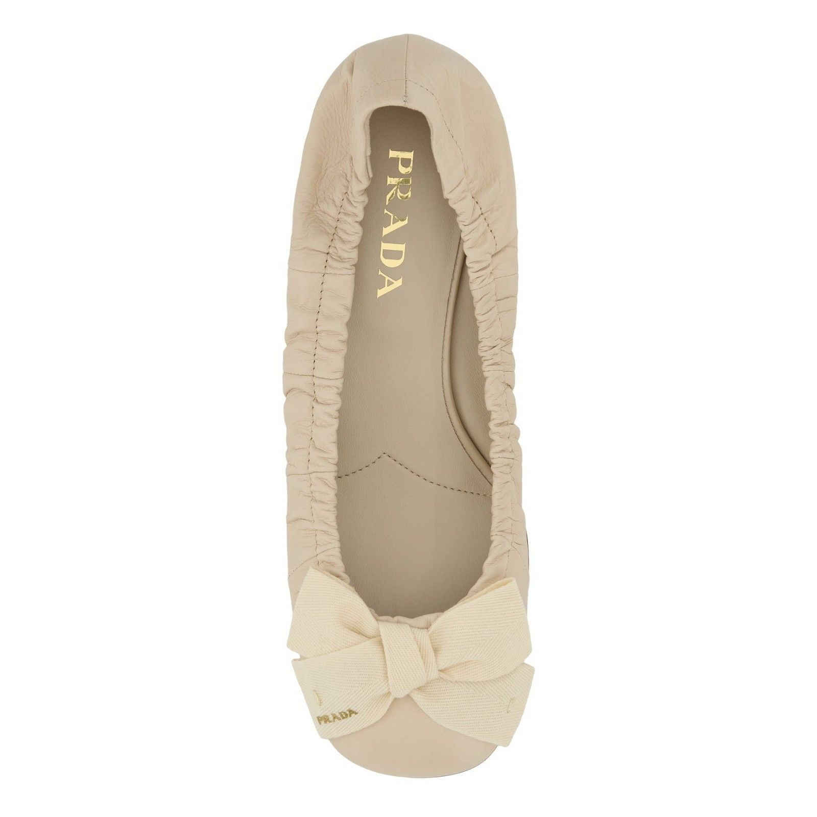 Prada PRADA Ivory Bow Pumps New & Authentic (Women's size:7;) Size US 7 / IT 37 - 2 Thumbnail