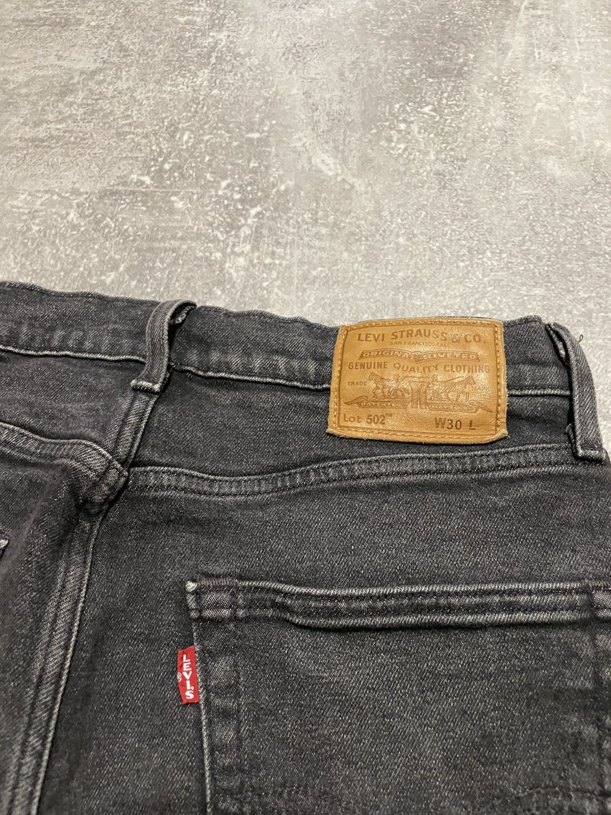 Levi's × Levi's Vintage Clothing Vintage Levis 502 Black Denim Jeans Shorts Size 30 Size US 30 / EU 46 - 15 Thumbnail