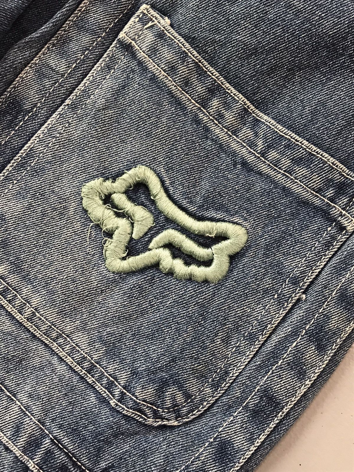Fox Racing × Vintage Rare vintage fox racing embroidered denim Size US 28 / EU 44 - 8 Thumbnail