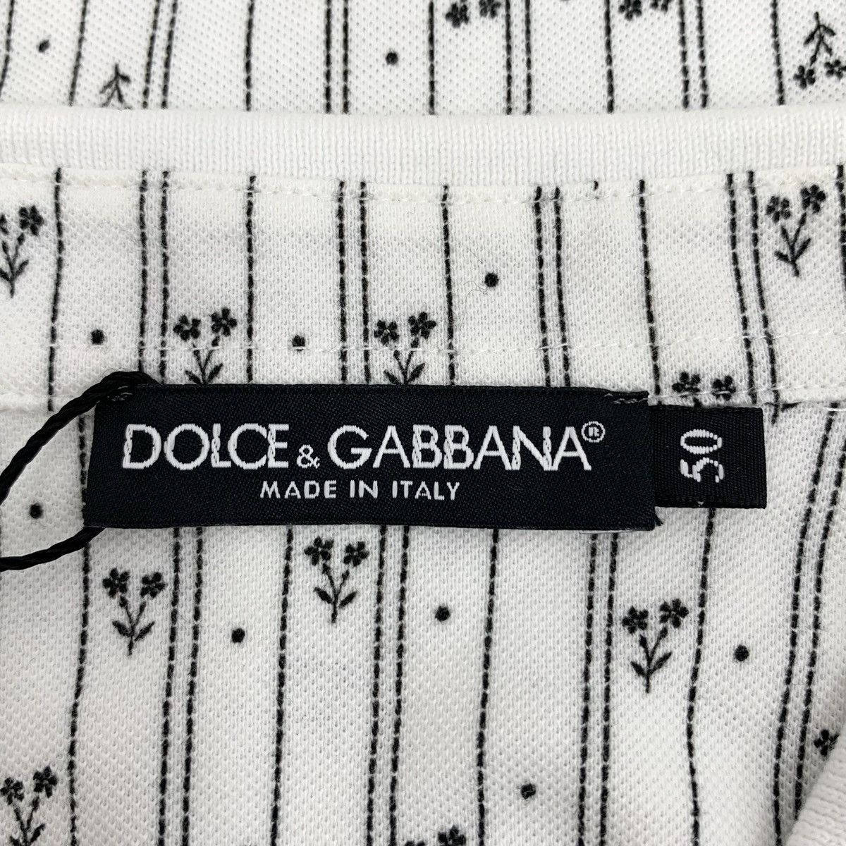 Dolce & Gabbana Dolce & Gabbana Floral Pistol Embroidered Polo Shirt K26WX Size US L / EU 52-54 / 3 - 5 Thumbnail