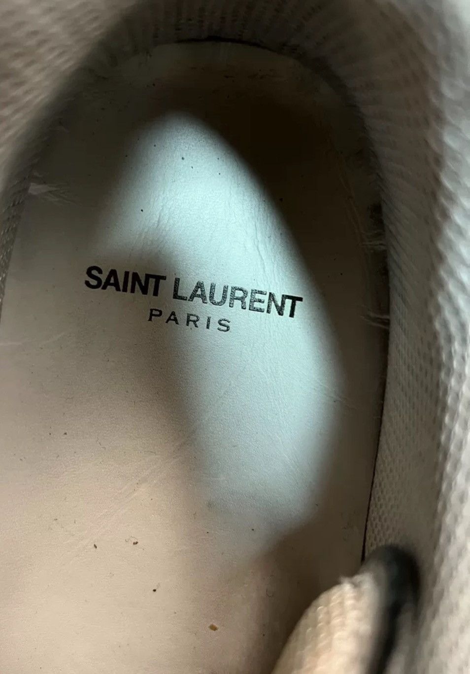 Saint Laurent Paris × Yves Saint Laurent Saint Laurent SLP genuine SL24 silver distressed shoes Size US 8 / EU 41 - 6 Thumbnail