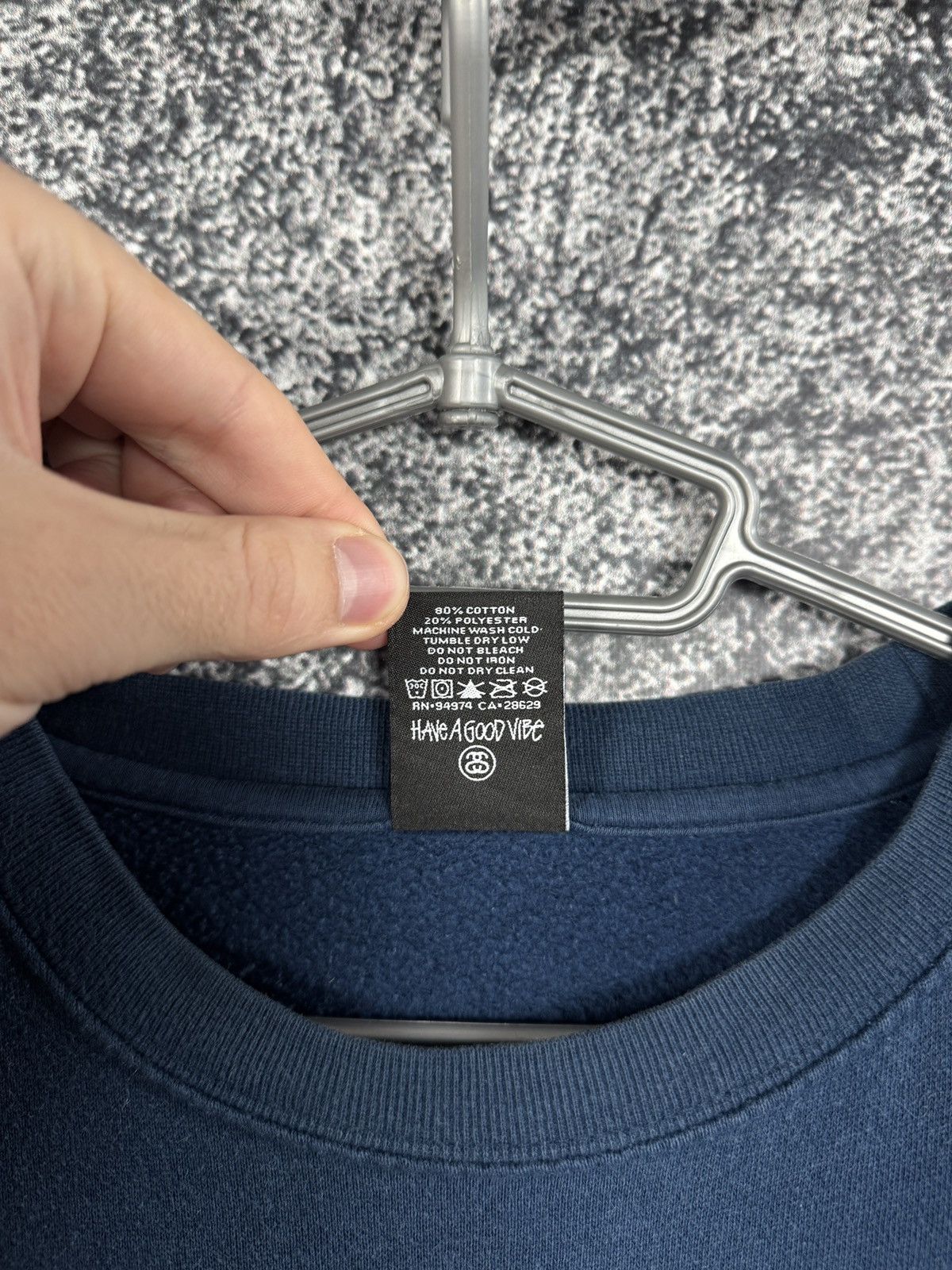 Stussy Stussy Sweatshirt Big Logo Pullover Made in U.S. Size L Size US L / EU 52-54 / 3 - 7 Thumbnail