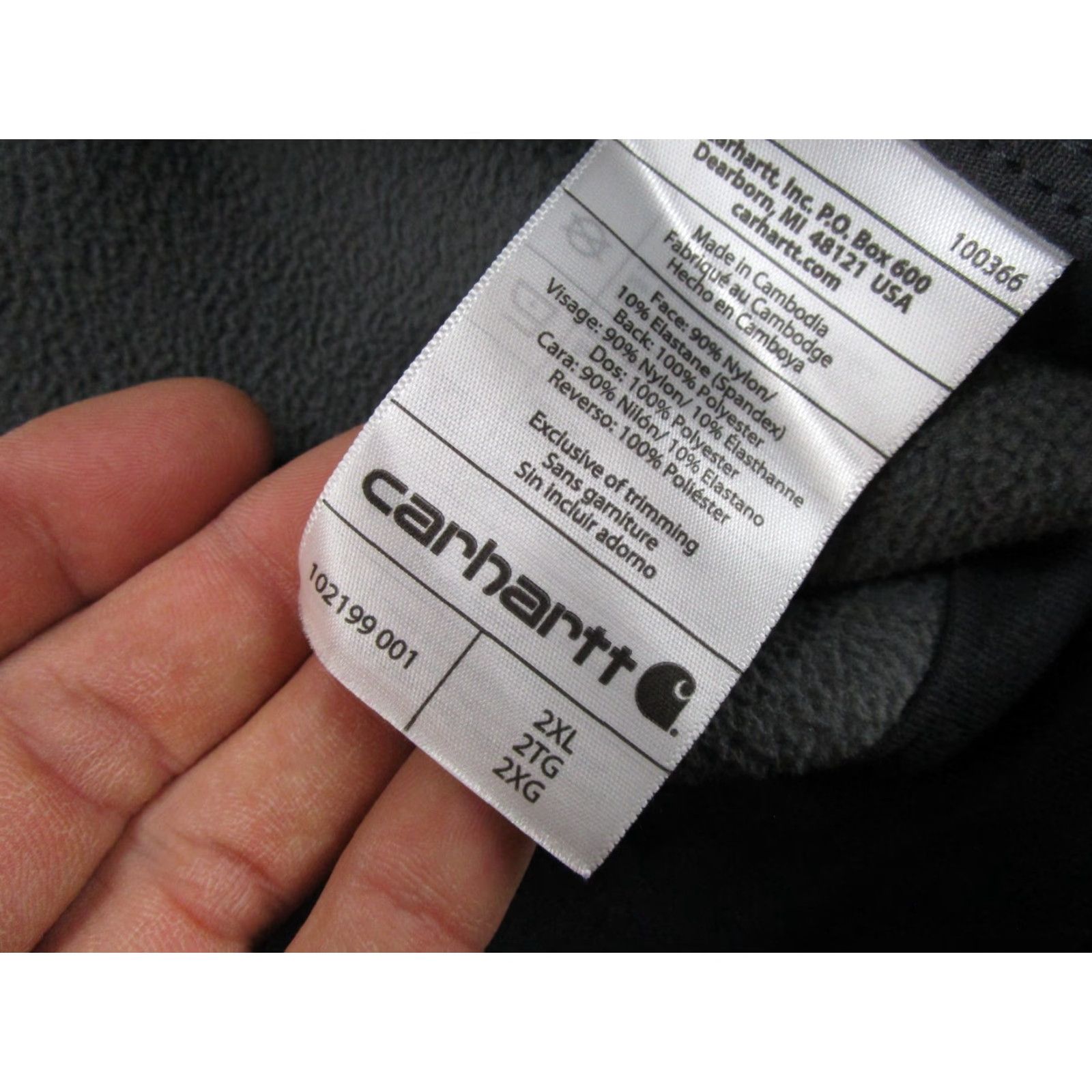 Carhartt VINTAGE Carhartt Soft Shell Jacket Mens 2XL Black Fleece Lined Rain Defender Read Size US XXL / EU 58 / 5 - 4 Thumbnail