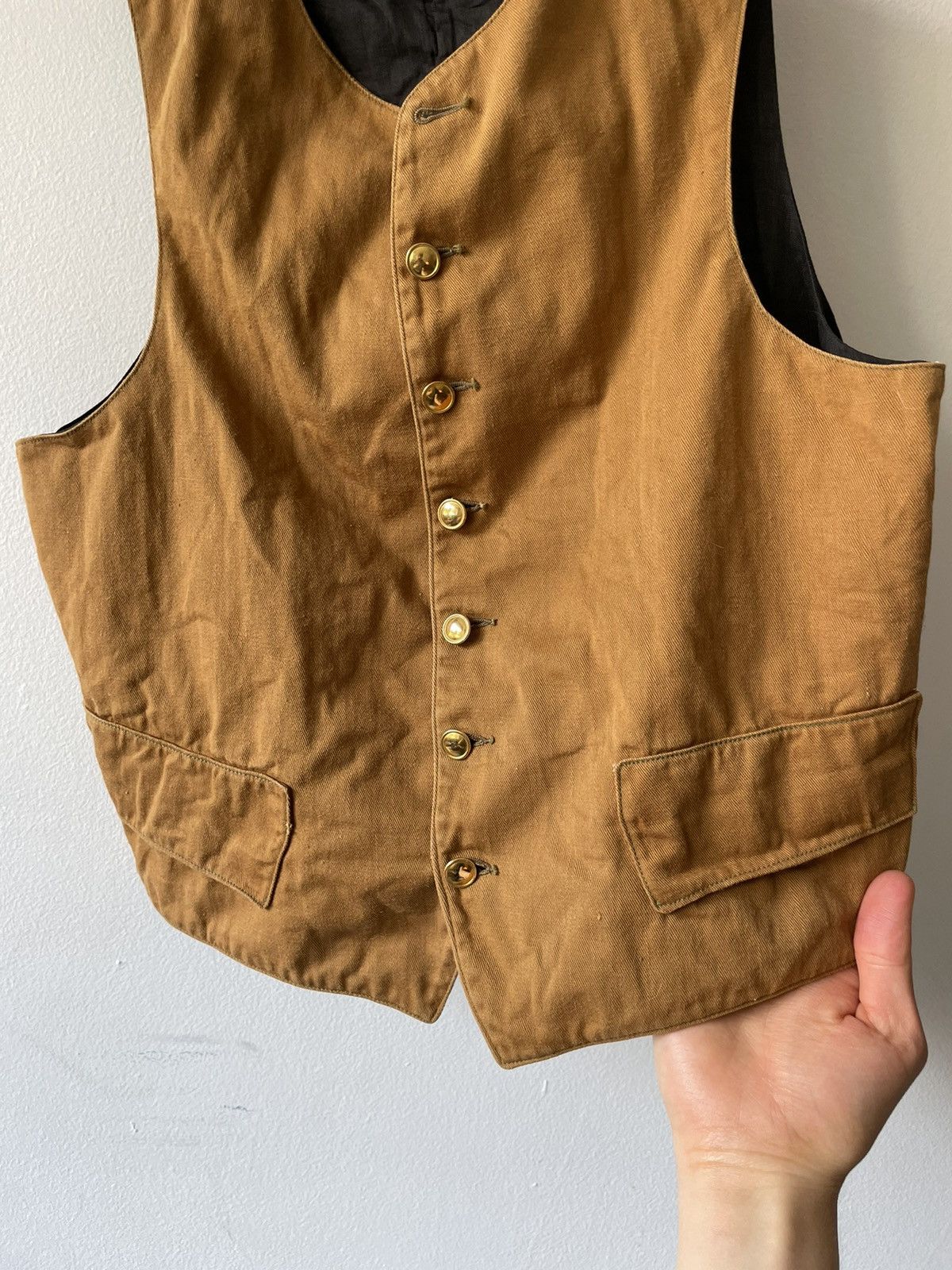 Vintage Vintage 1920’s Extremely Rare Archival Vest Size 40S - 6 Thumbnail