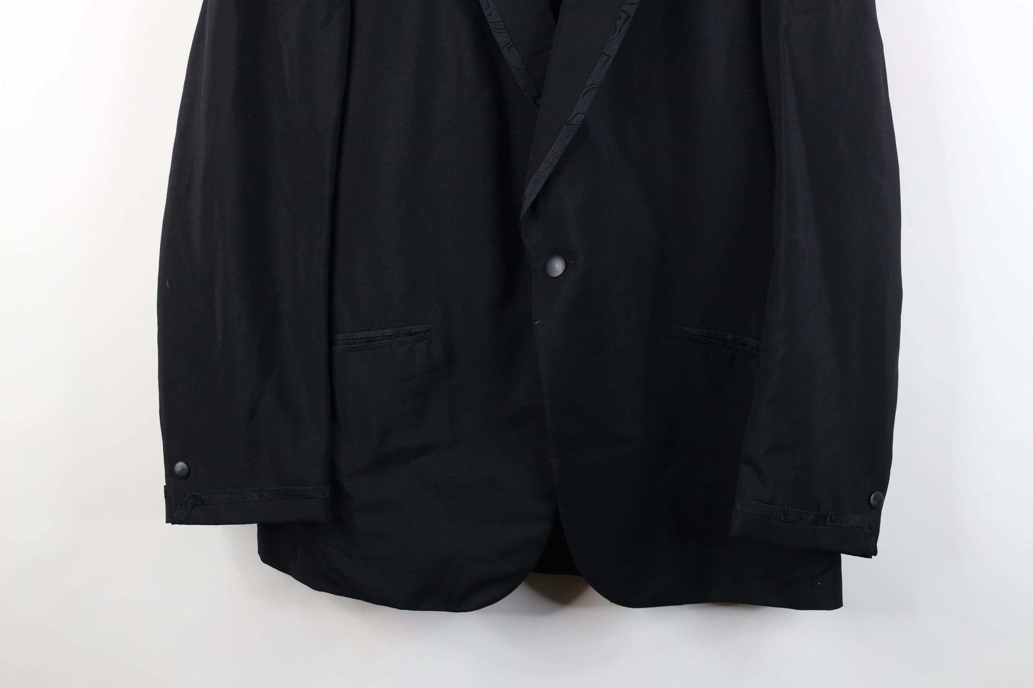Vintage Vintage 60s 70s Rockabilly Tuxedo Prom Suit Jacket USA Size US L / EU 52-54 / 3 - 3 Thumbnail