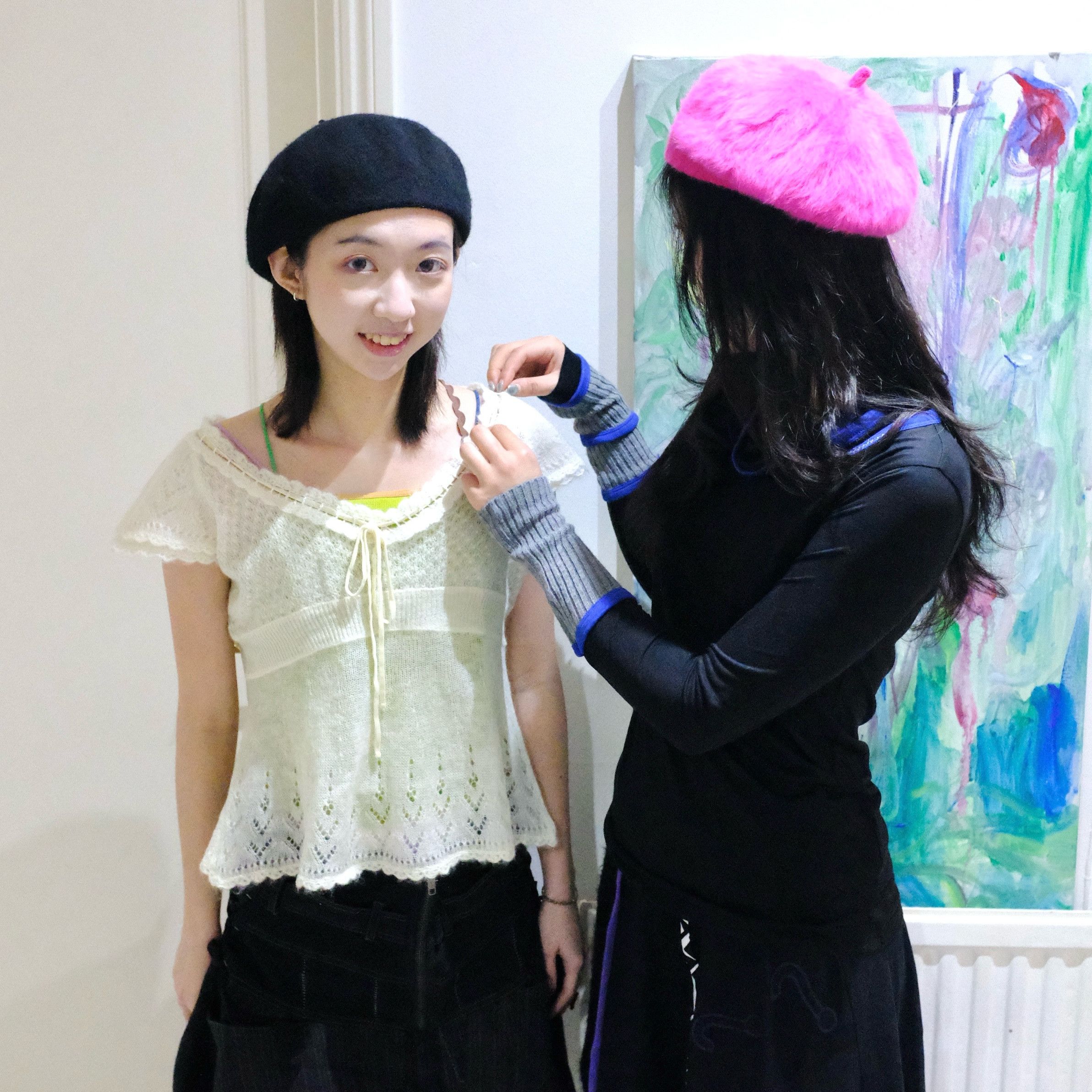 Cop Copine Cop Copine turtleneck top with blue and grey details Size S / US 4 / IT 40 - 7 Thumbnail
