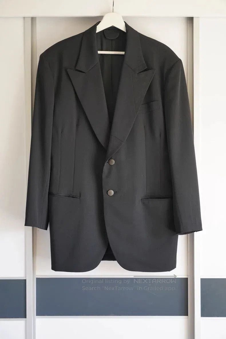 Other Yohji Yamamoto Silk Collar Wool Blazer. Size US S / EU 44-46 / 1 - 1 Thumbnail