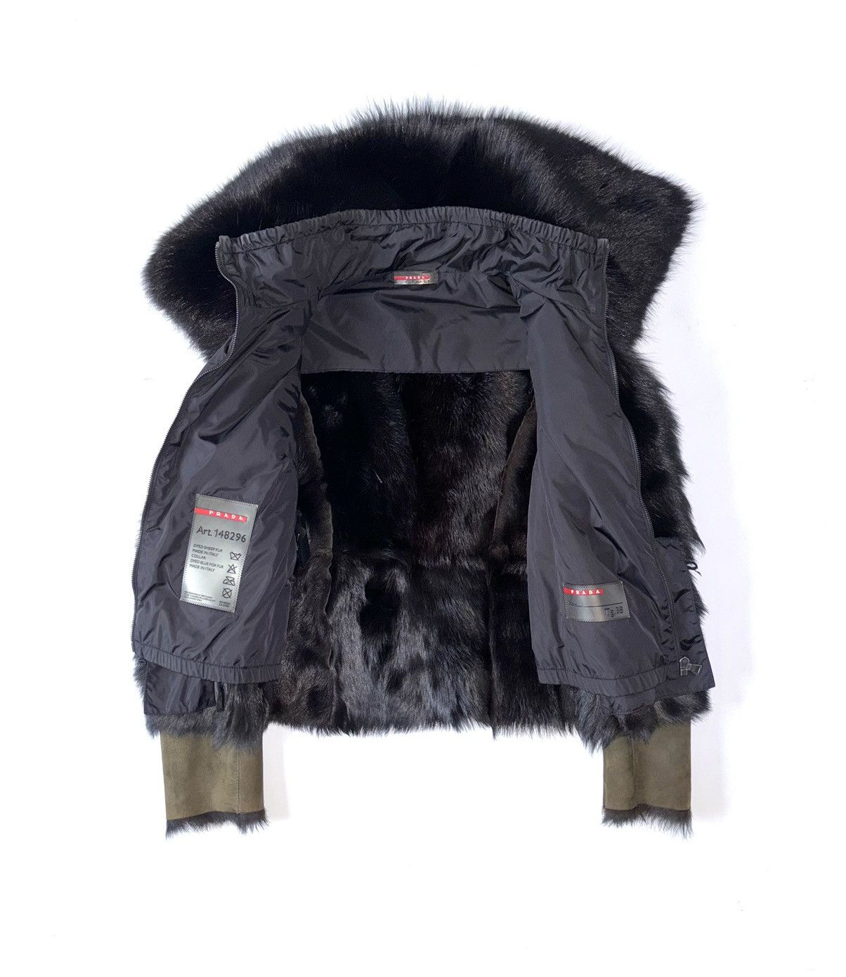 Prada Prada Sport Shearling leather jacket Size XS / US 0-2 / IT 36-38 - 4 Thumbnail
