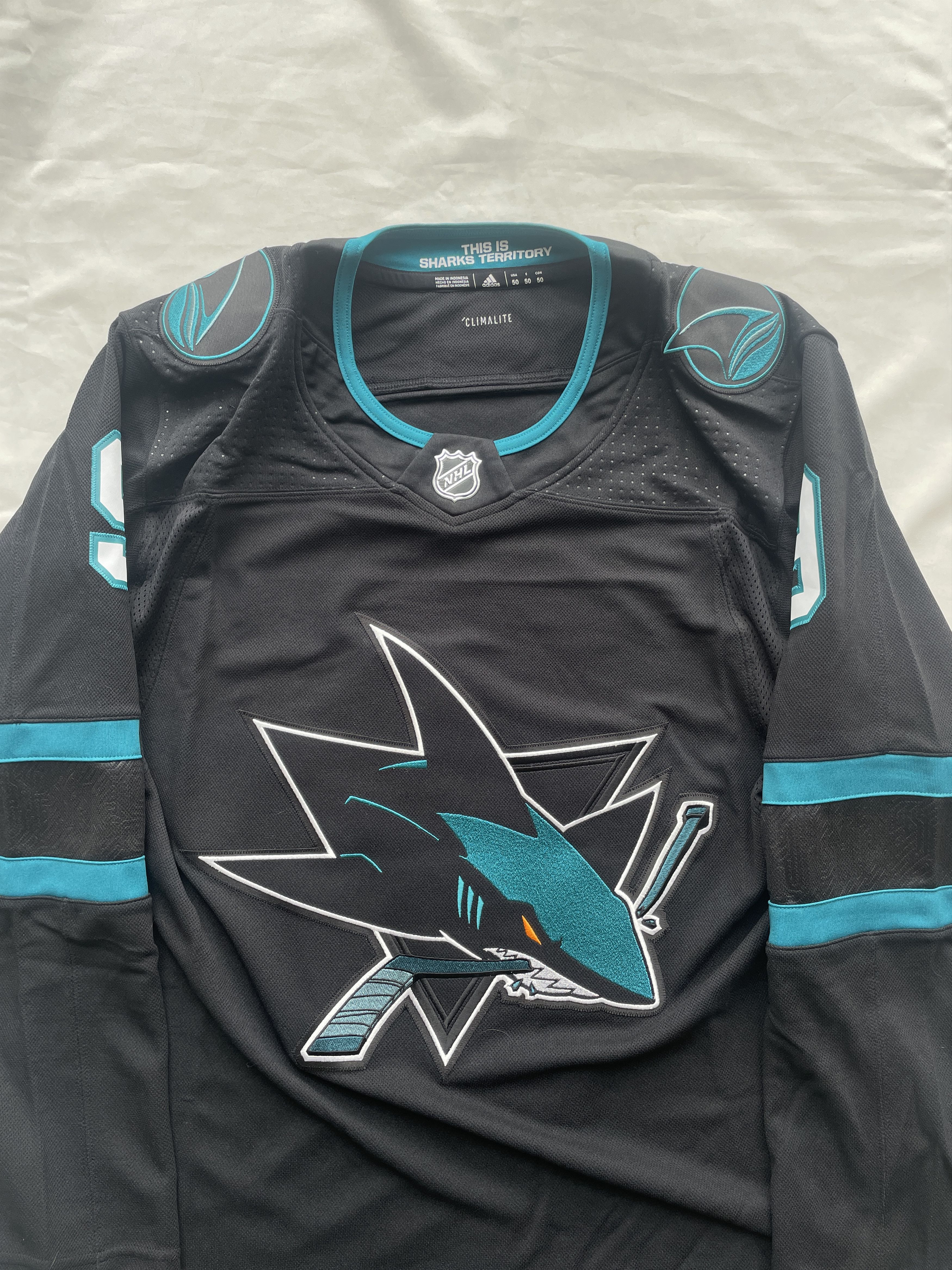 Adidas BNWT San Jose Sharks Adidas #9 Kane Auth Alternate Jersey Size US M / EU 48-50 / 2 - 3 Thumbnail